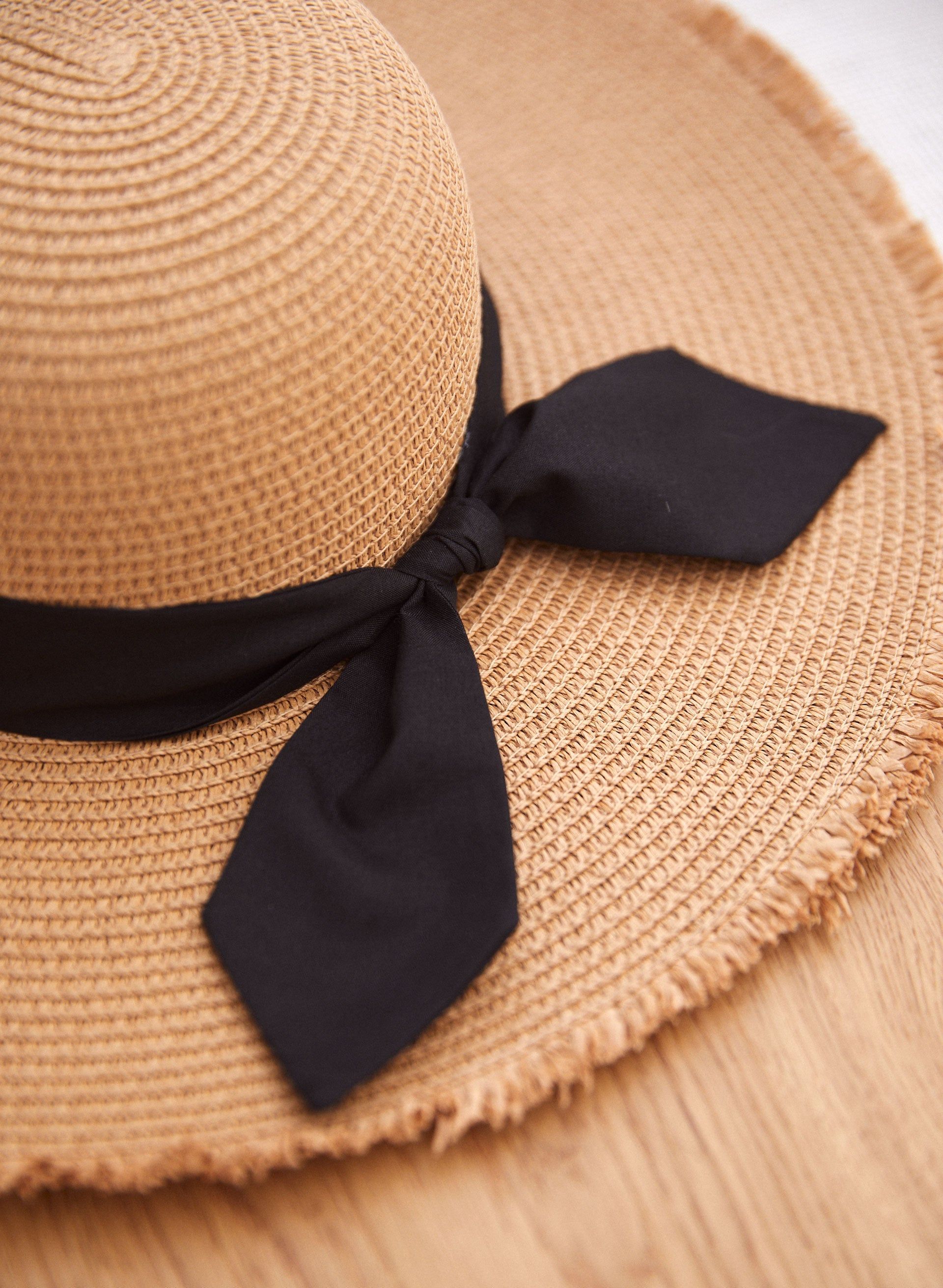 Bow Detail Wide Brim Hat sold by Laura product image thumbnail 4