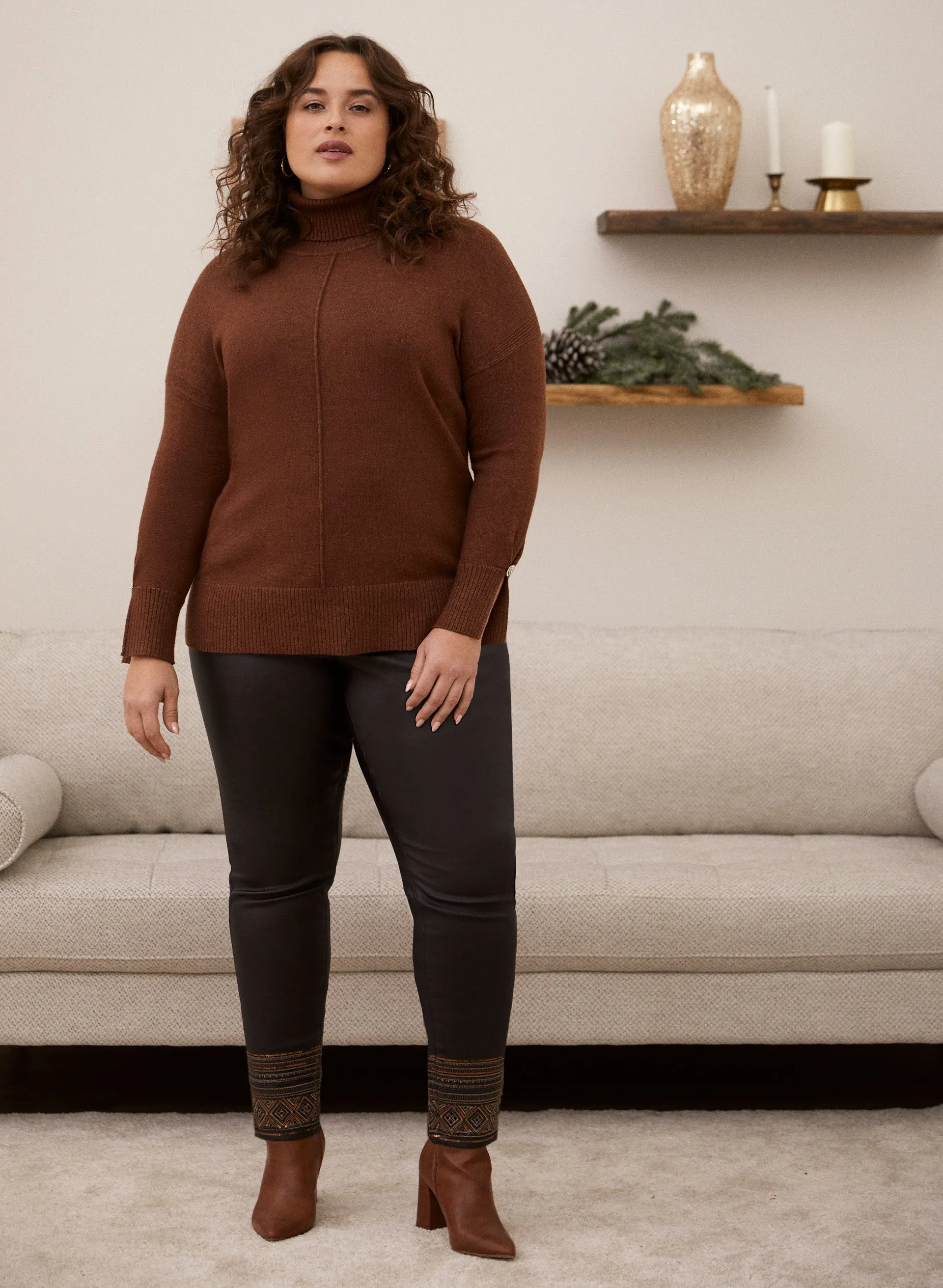 Coated Slim Leg Jeans sold by Laura product image thumbnail 3