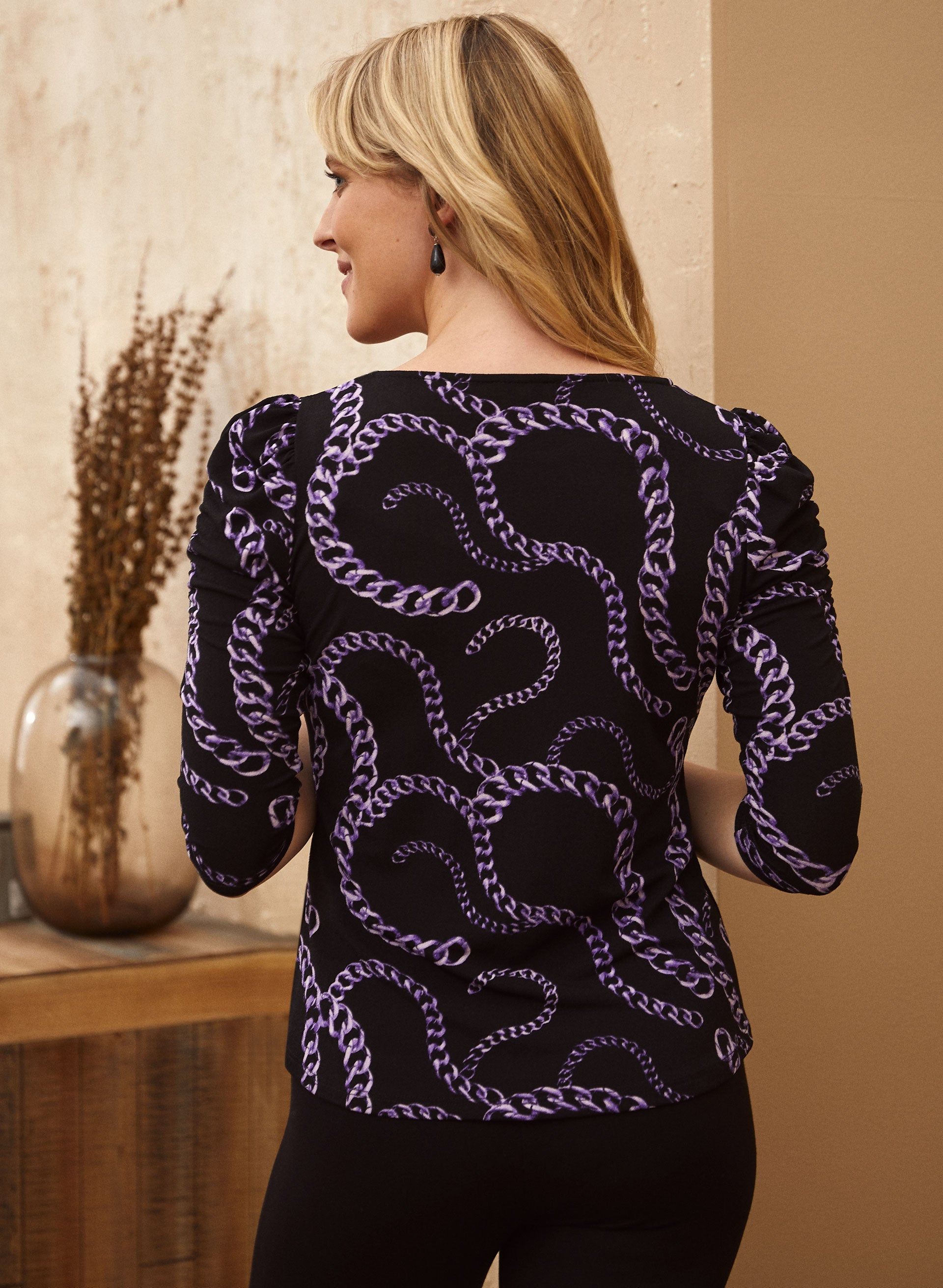 Chain Print Top sold by Laura product image thumbnail 3