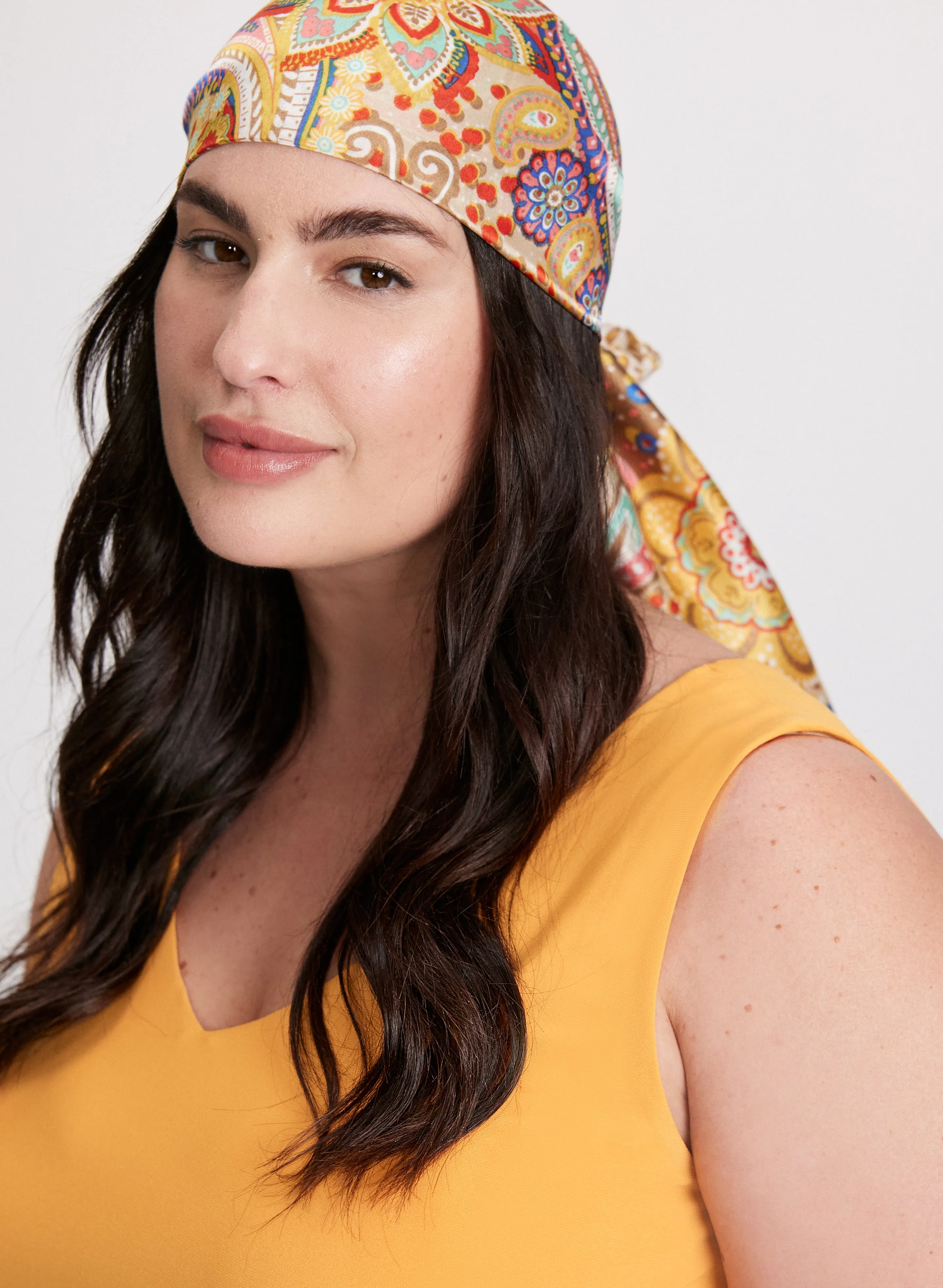 Paisley Satin Scarf sold by Laura product image thumbnail 3