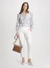 Floral Ruffle Neck Blouse sold by Laura