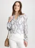 Floral Ruffle Neck Blouse sold by Laura