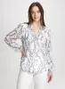 Floral Ruffle Neck Blouse sold by Laura