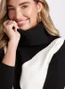 Colour Block Turtleneck Sweater sold by Laura
