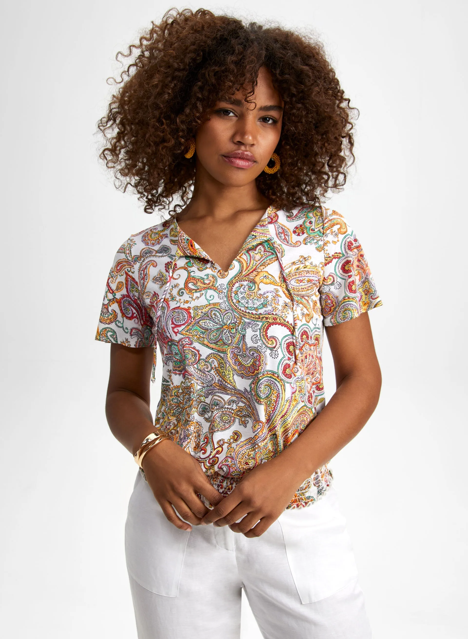 Paisley Print Top sold by Laura