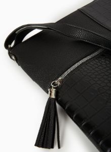 Textured Patchwork Crossbody Bag sold by Laura