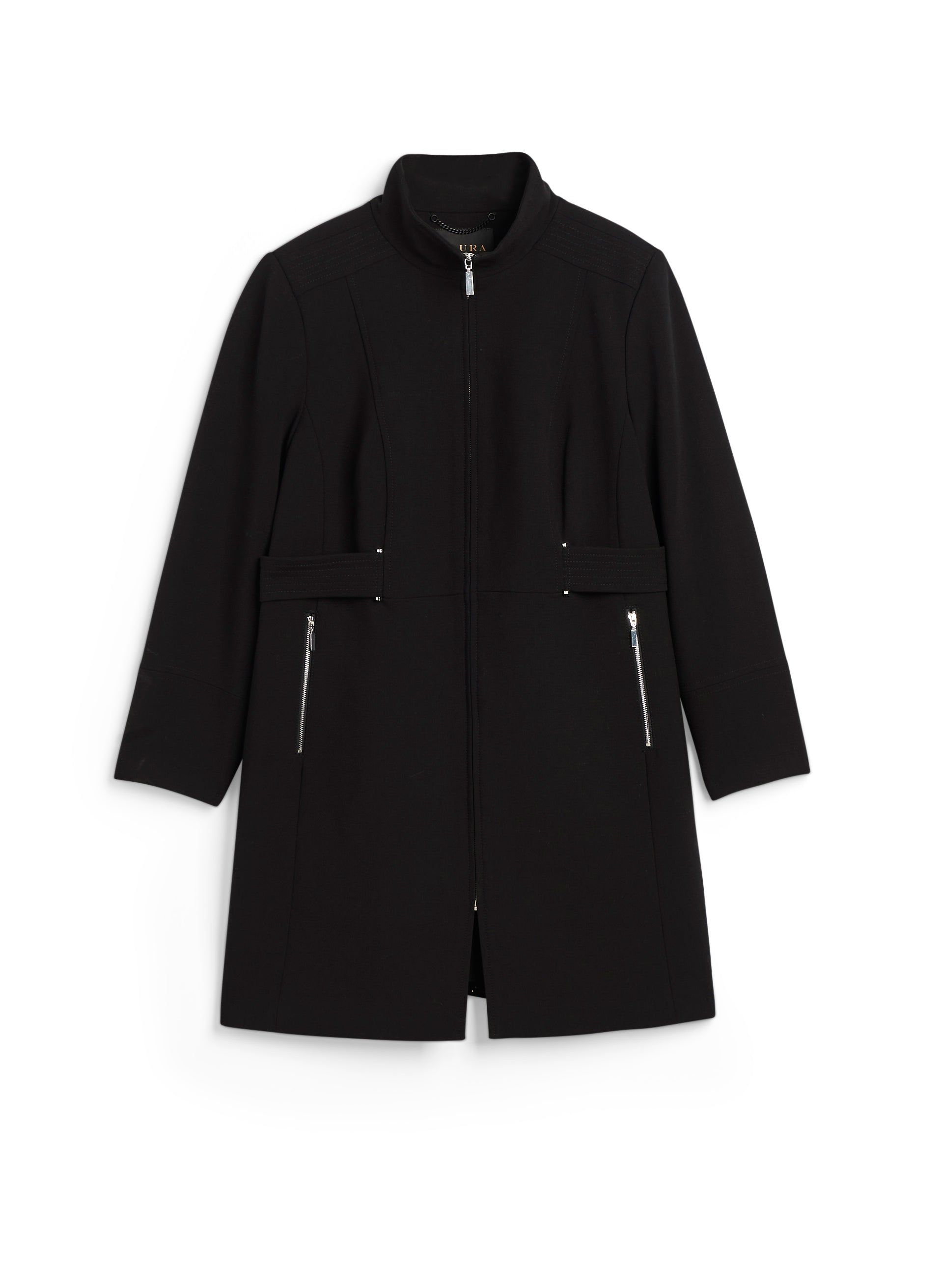 Tricotine Tab Detail Coat sold by Laura product image thumbnail 5
