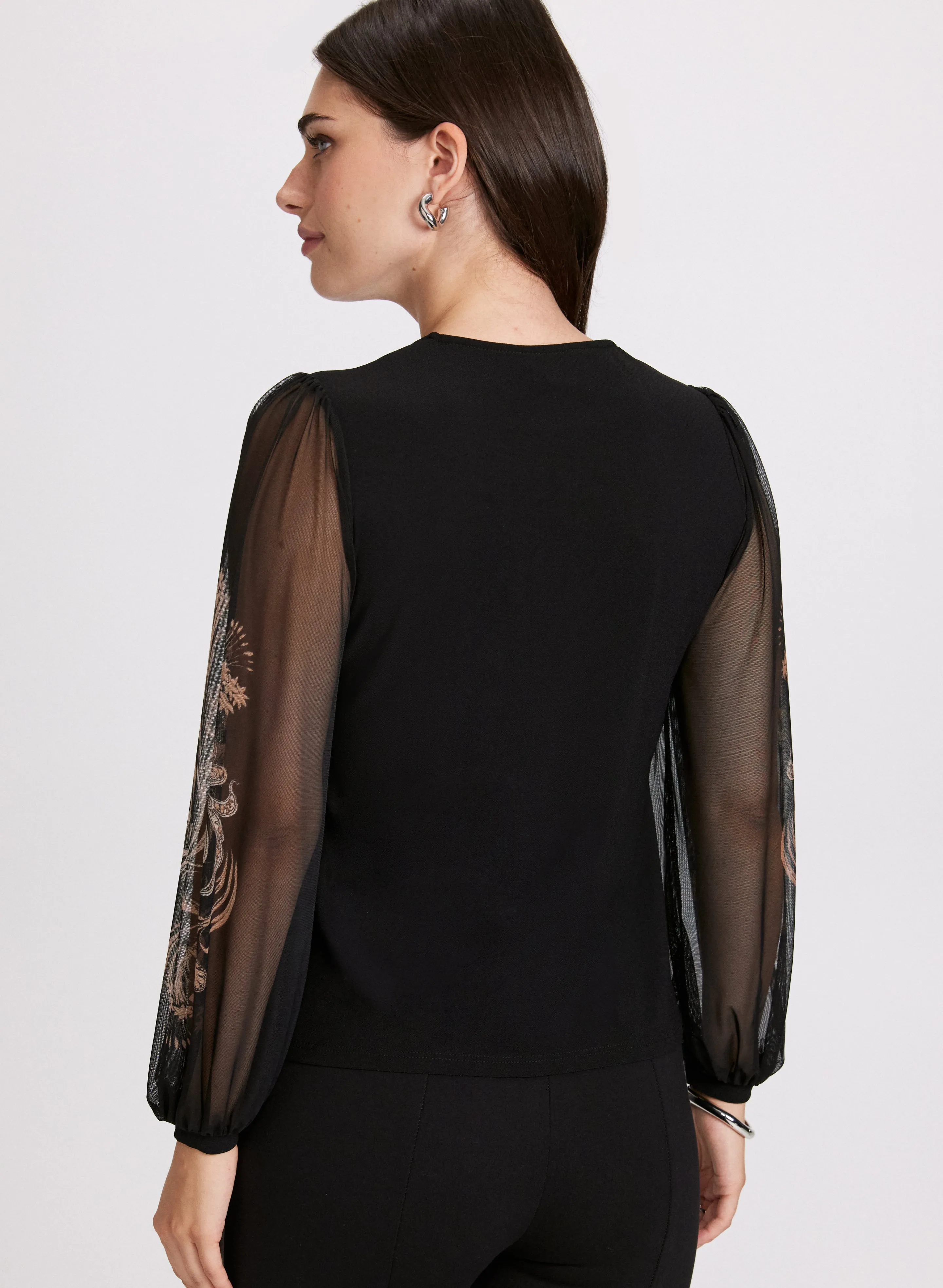 Paisley Placement Print Top sold by Laura product image thumbnail 4