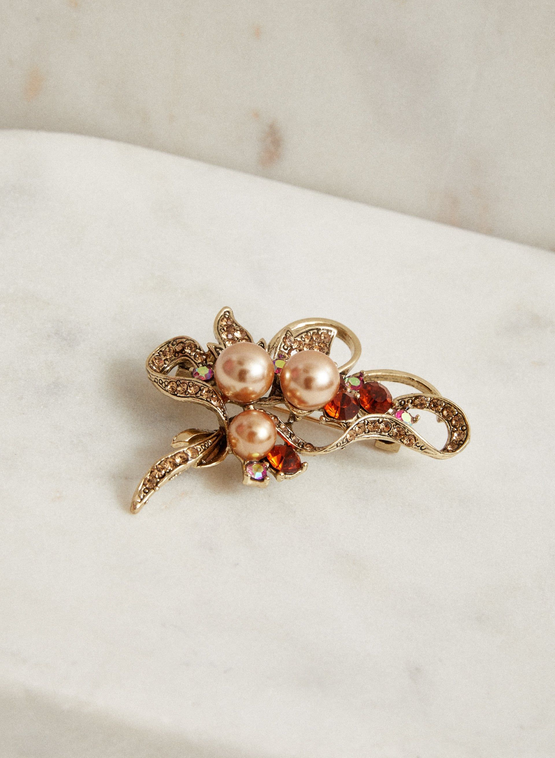 Pearl Detail Brooch sold by Laura