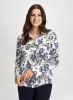 Long Sleeve Paisley Print Blouse sold by Laura