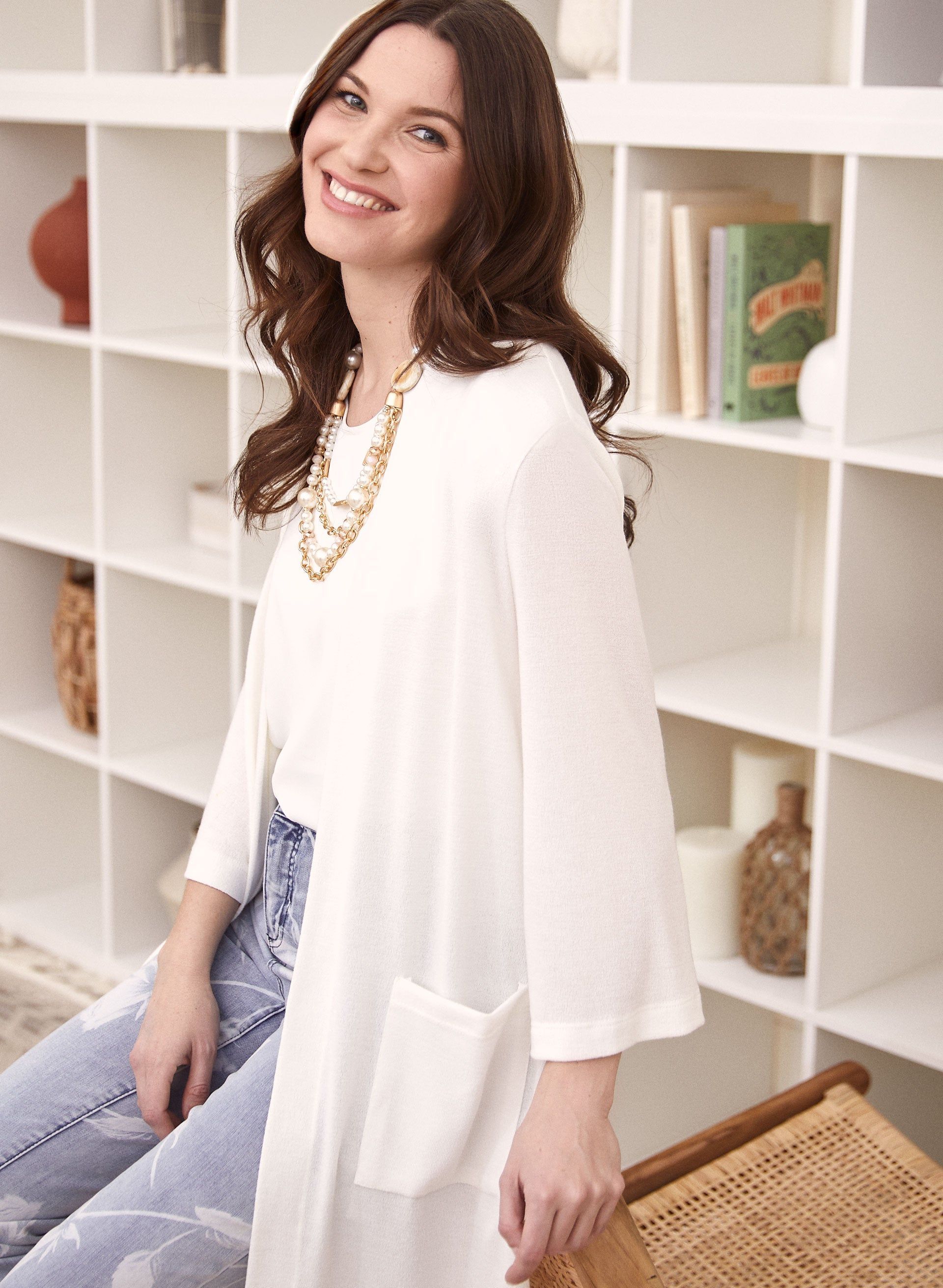 Lightweight Duster Cardigan sold by Laura product image thumbnail 2