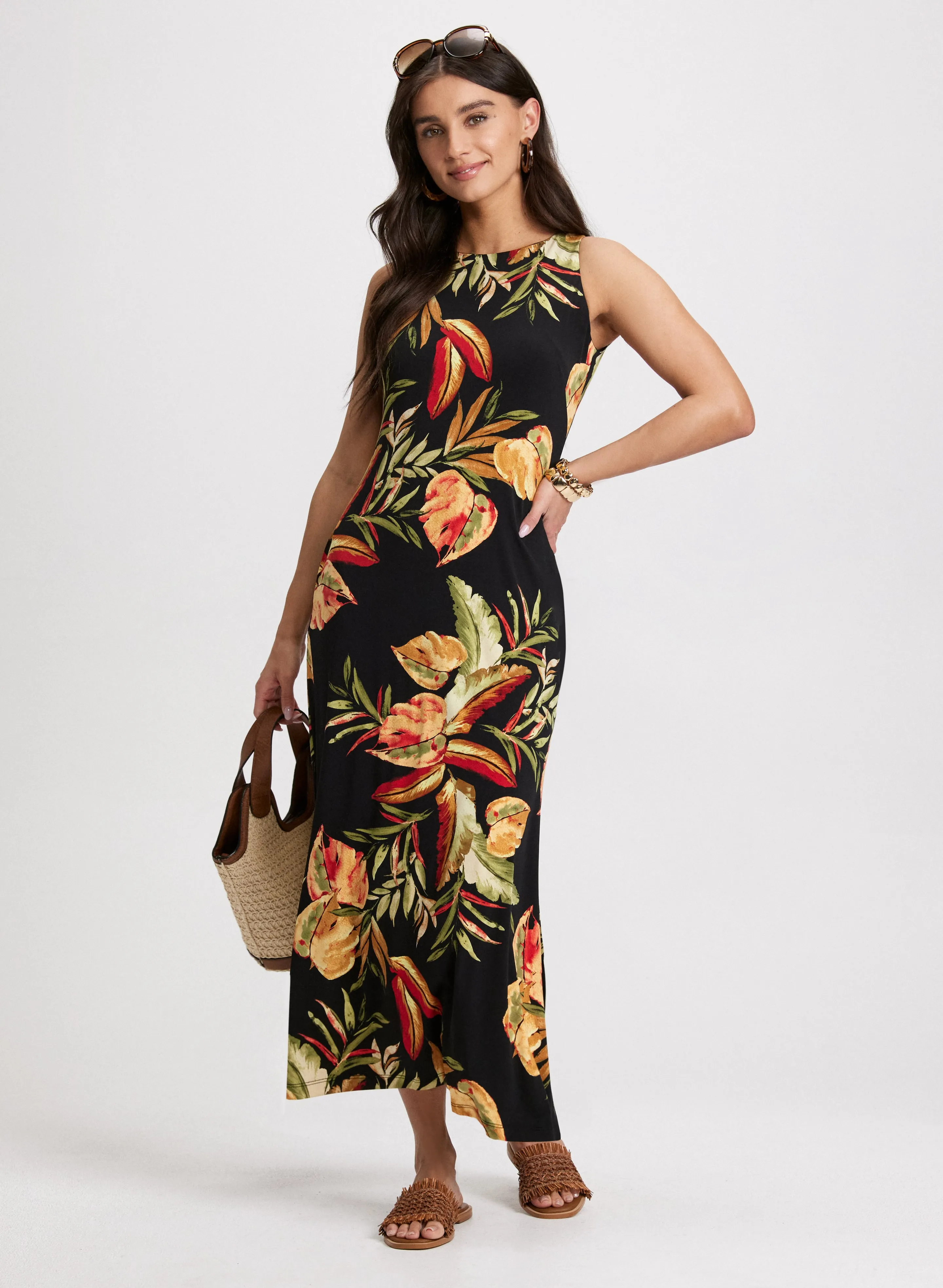 Tropical Print Maxi Dress sold by Laura