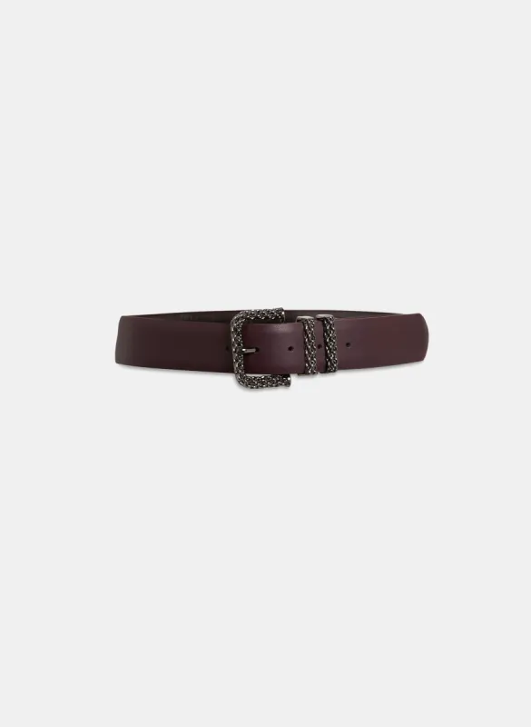 Braided Buckle Belt sold by Laura
