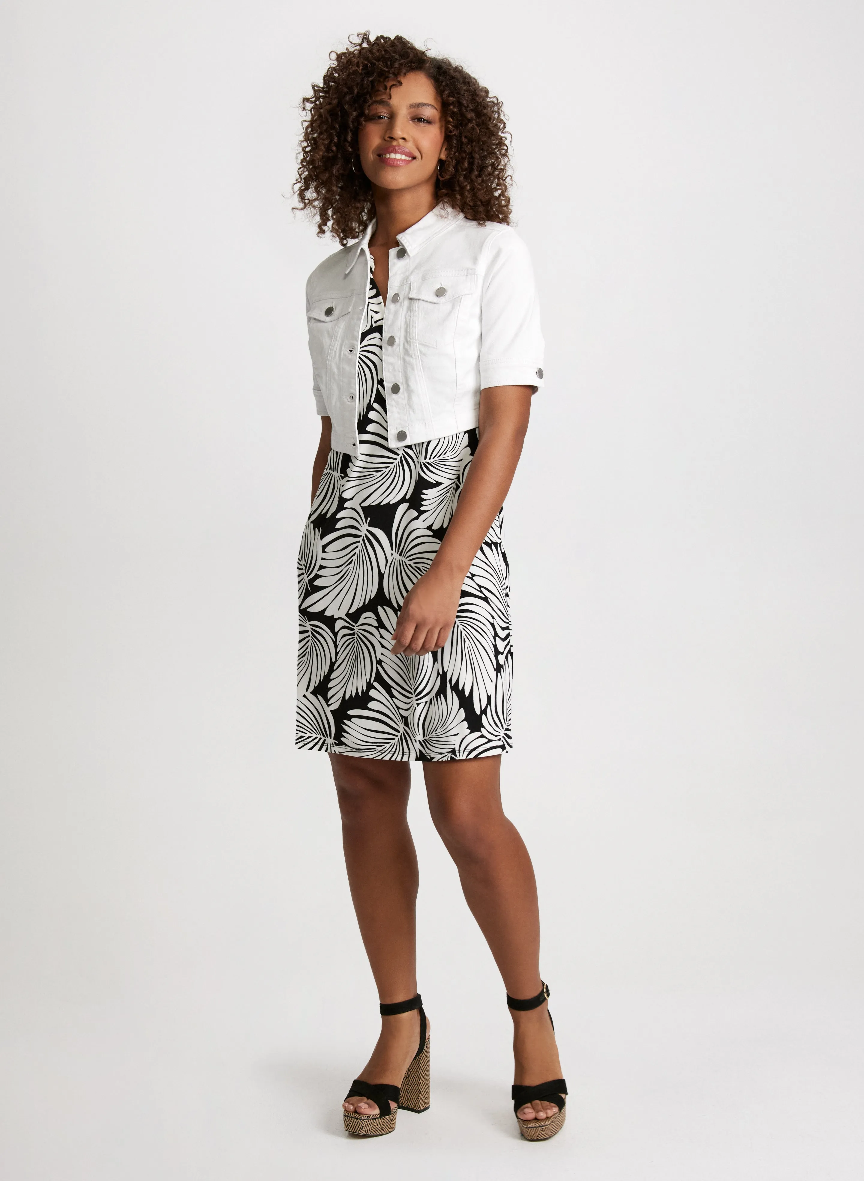 Cropped Denim Jacket sold by Laura product image thumbnail 3