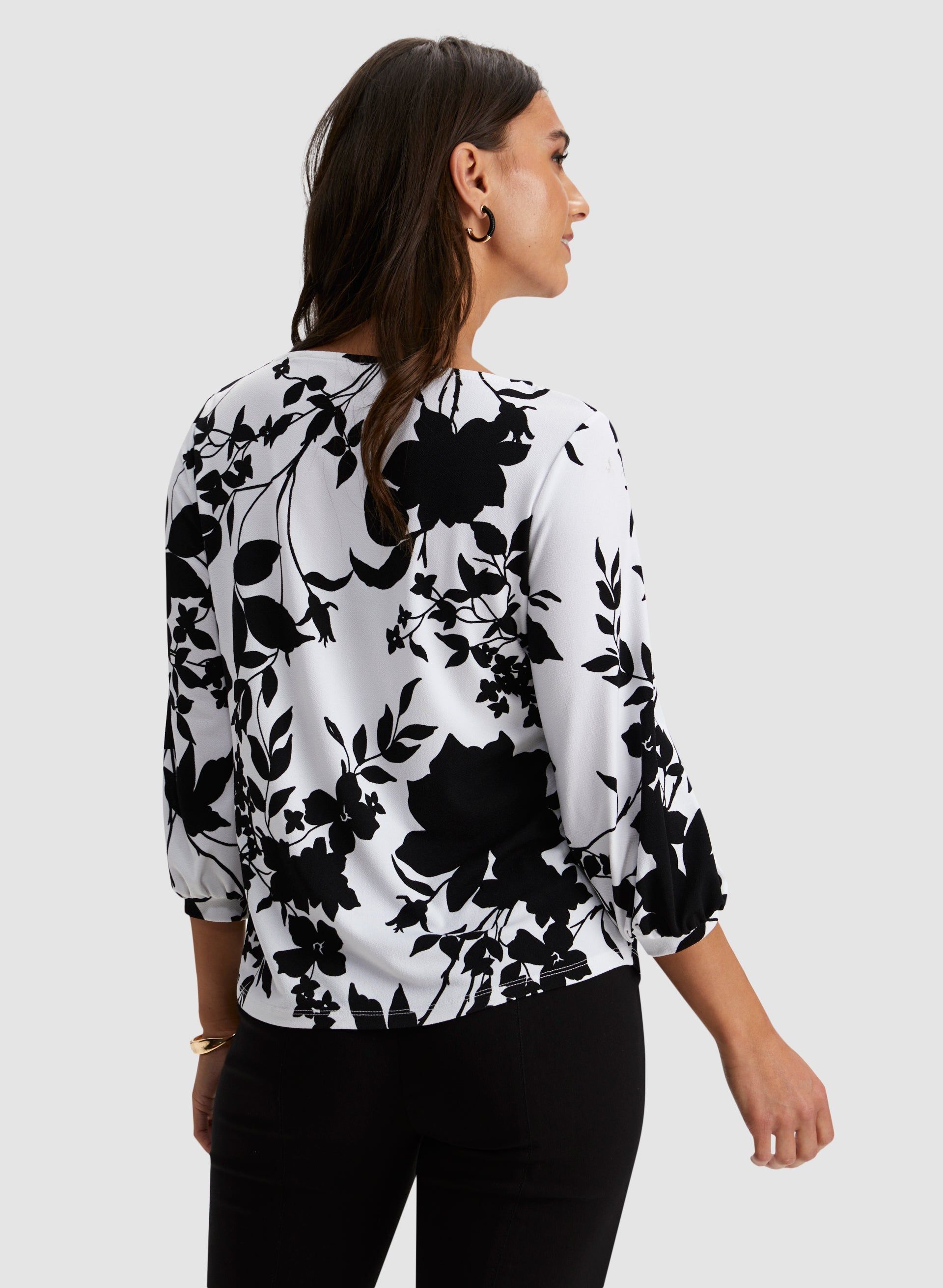 Leaf Print Top sold by Laura product image thumbnail 2