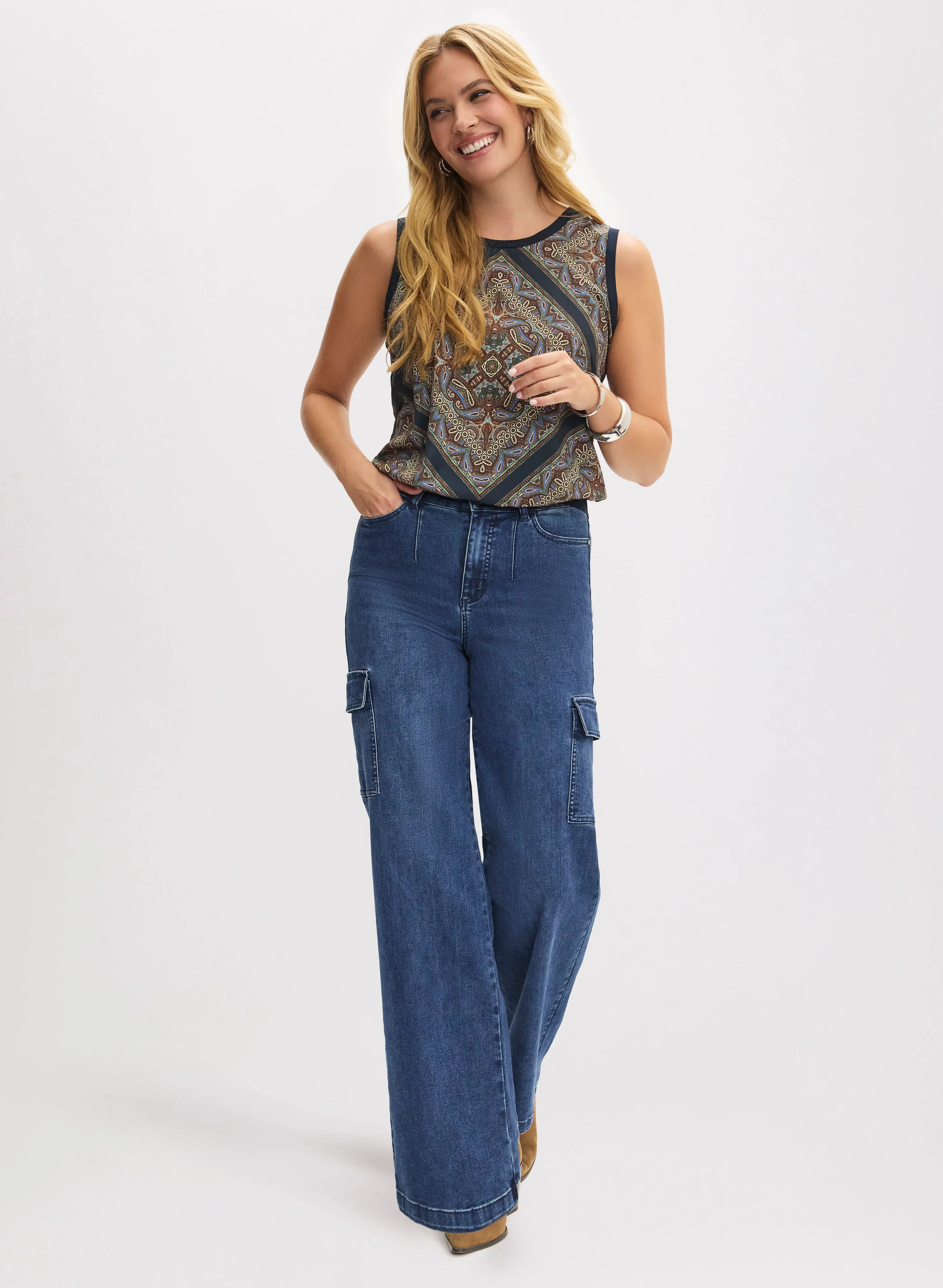 Geometric Print Tank Top sold by Laura product image thumbnail 3