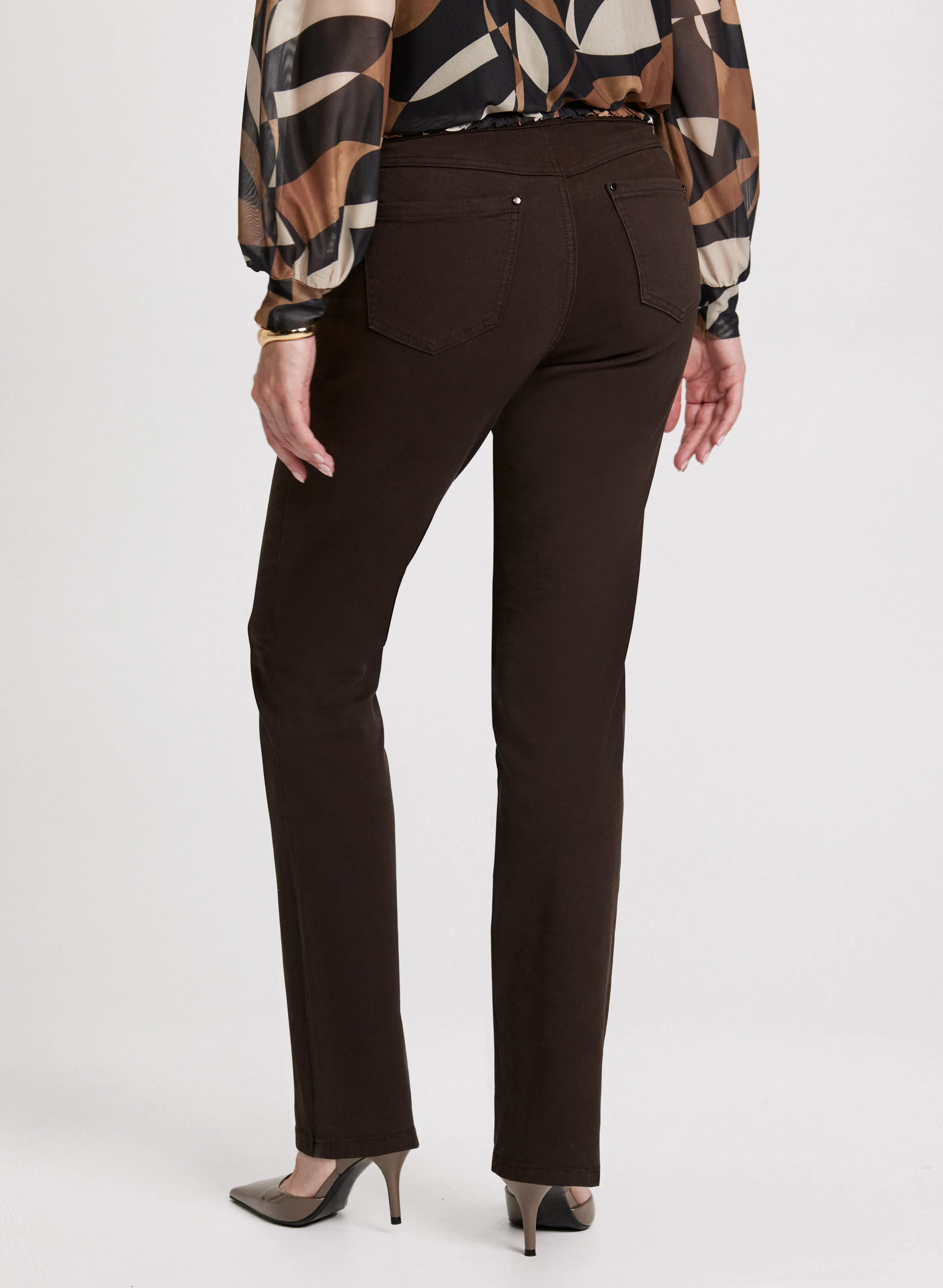 Pull-On Straight Leg Jeans sold by Laura product image thumbnail 2