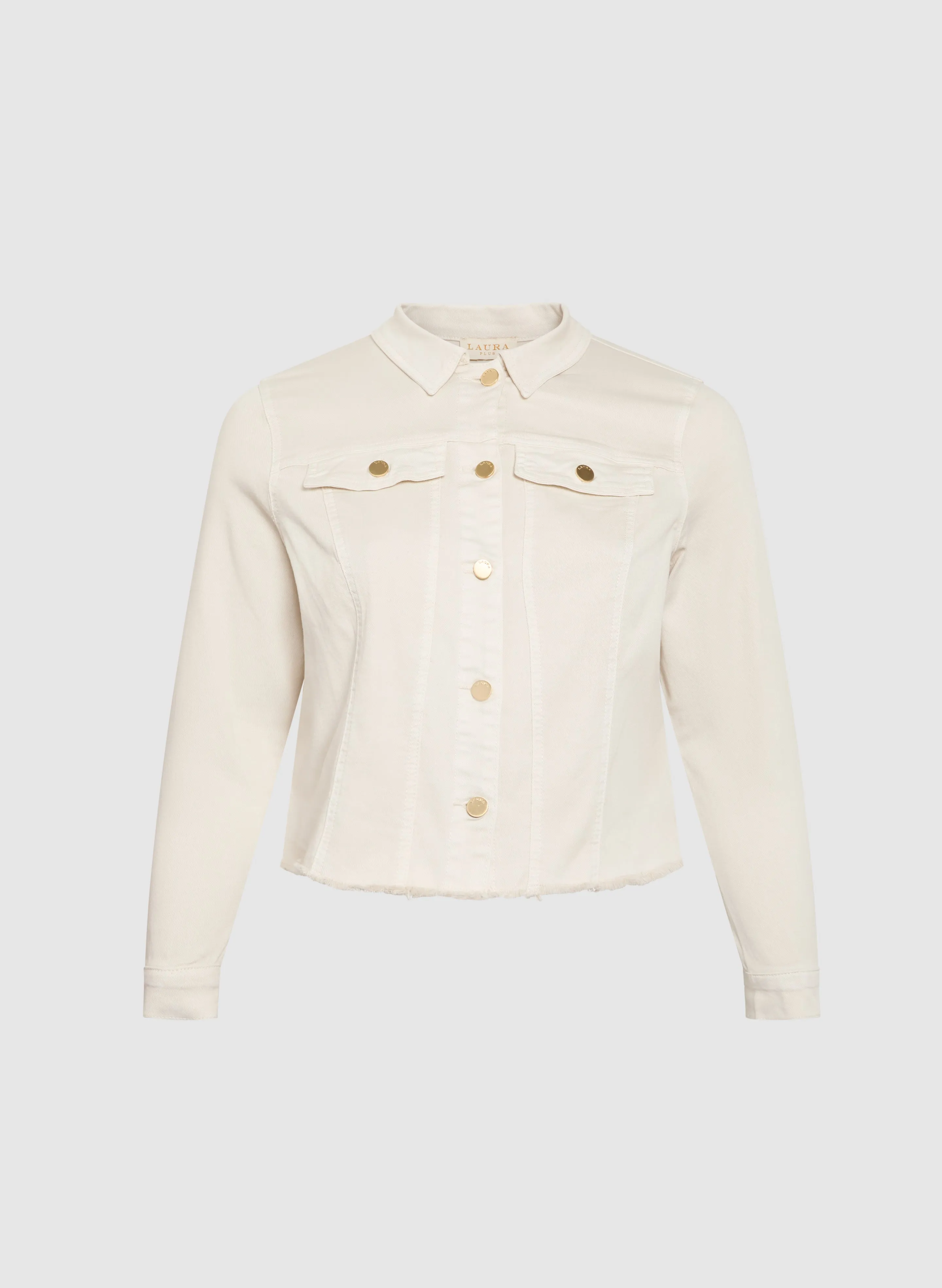 Cropped Denim Jacket sold by Laura product image thumbnail 5