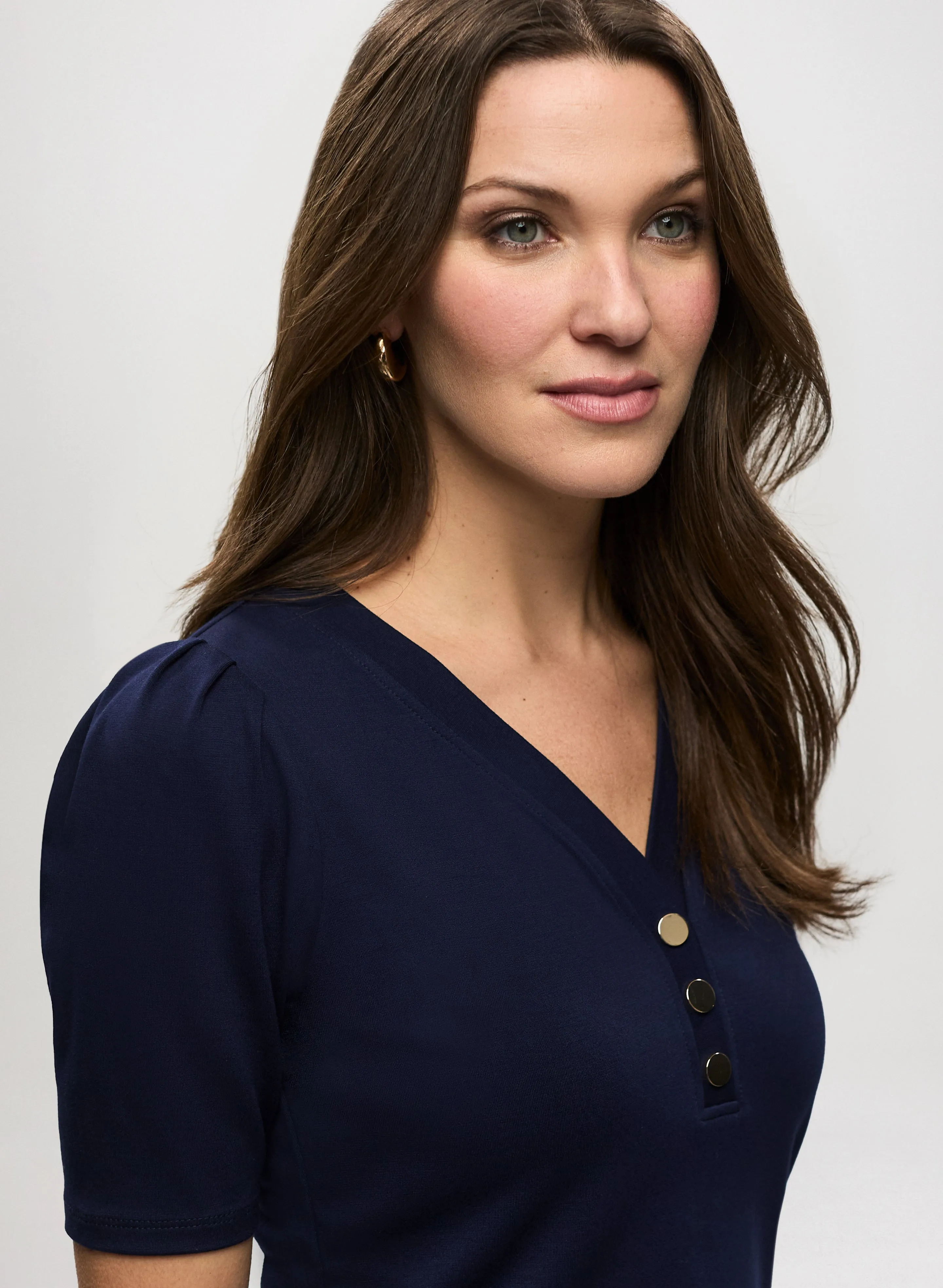 Elbow Sleeve Top sold by Laura product image thumbnail 2