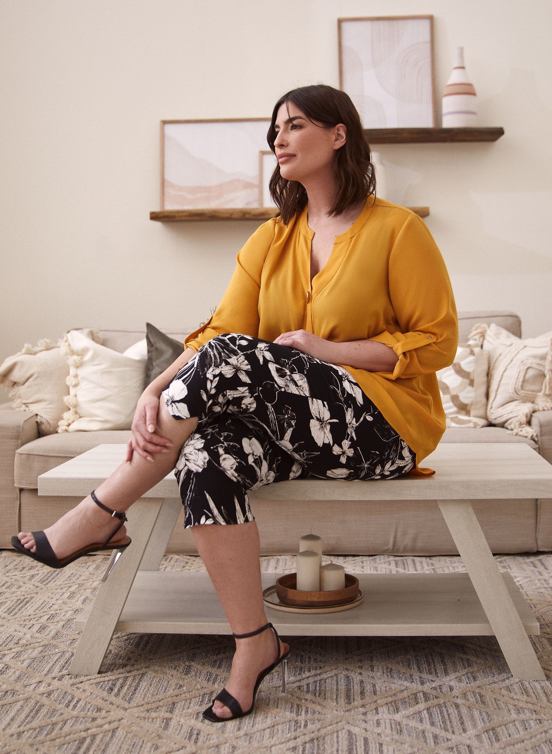 3/4 Sleeve Chiffon Blouse sold by Laura product image thumbnail 3