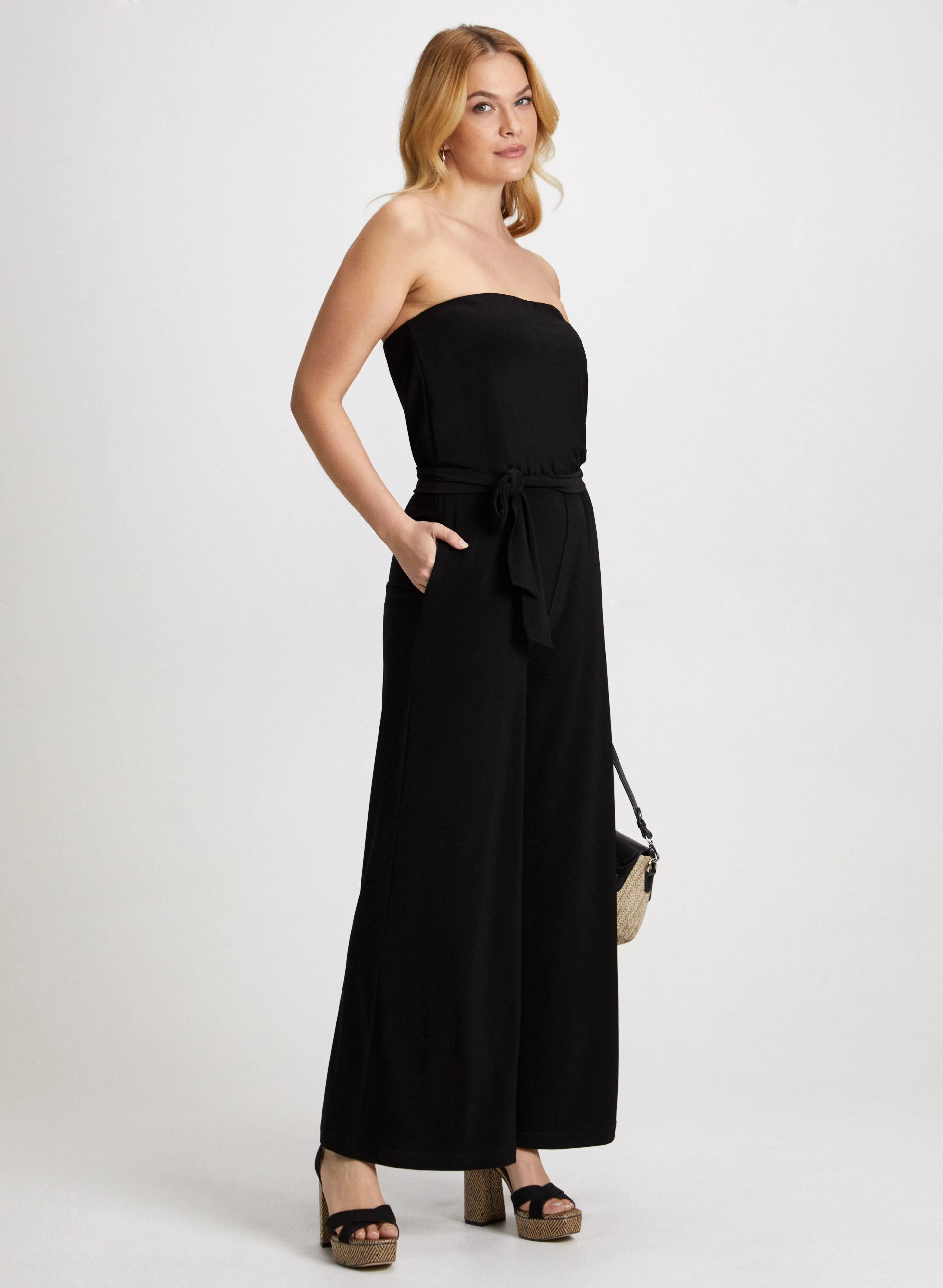 Strapless Wide-Leg Jumpsuit sold by Laura product image thumbnail 3