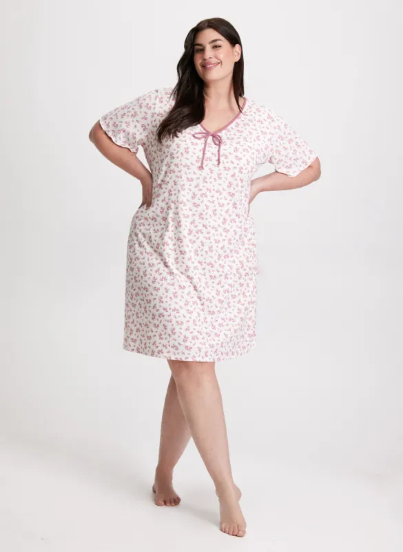 Floral Print Nightgown sold by Laura