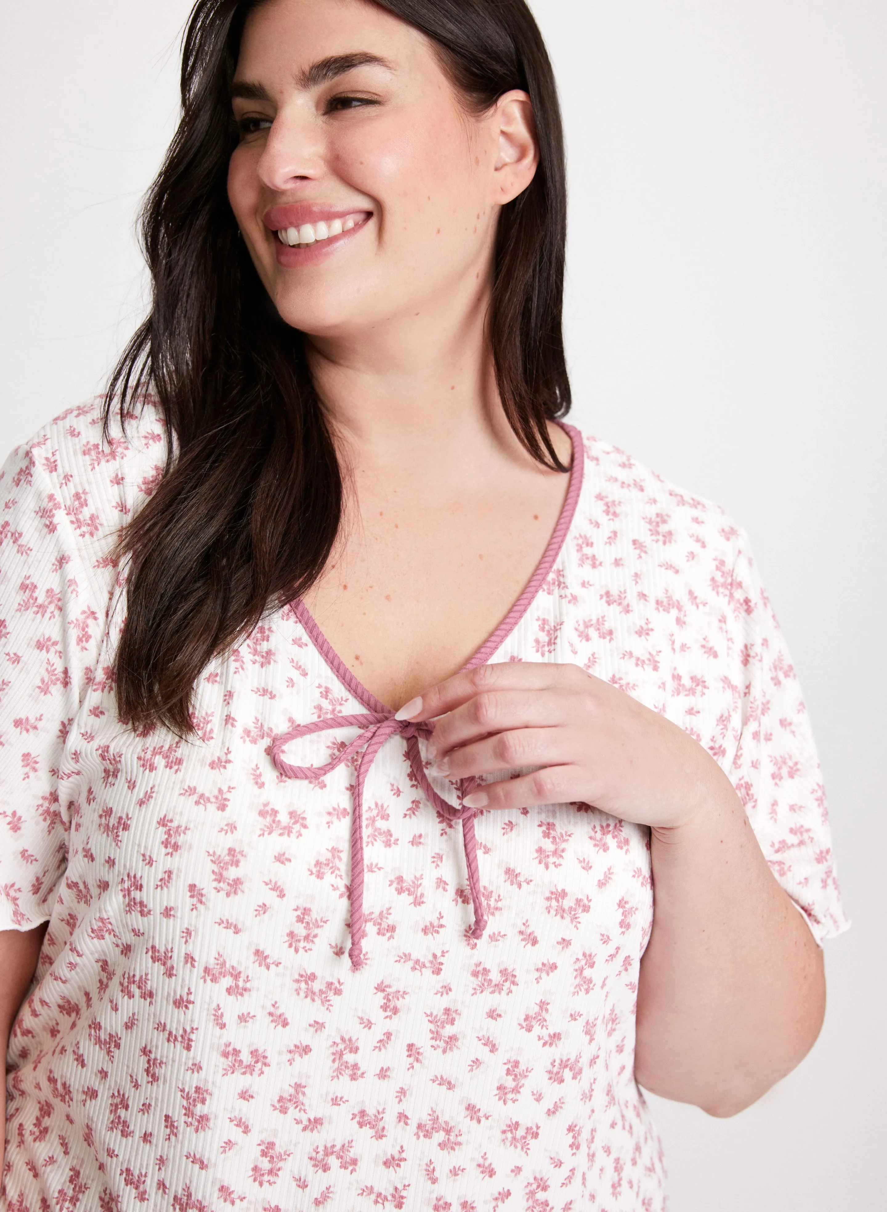 Floral Print Nightgown sold by Laura product image thumbnail 5