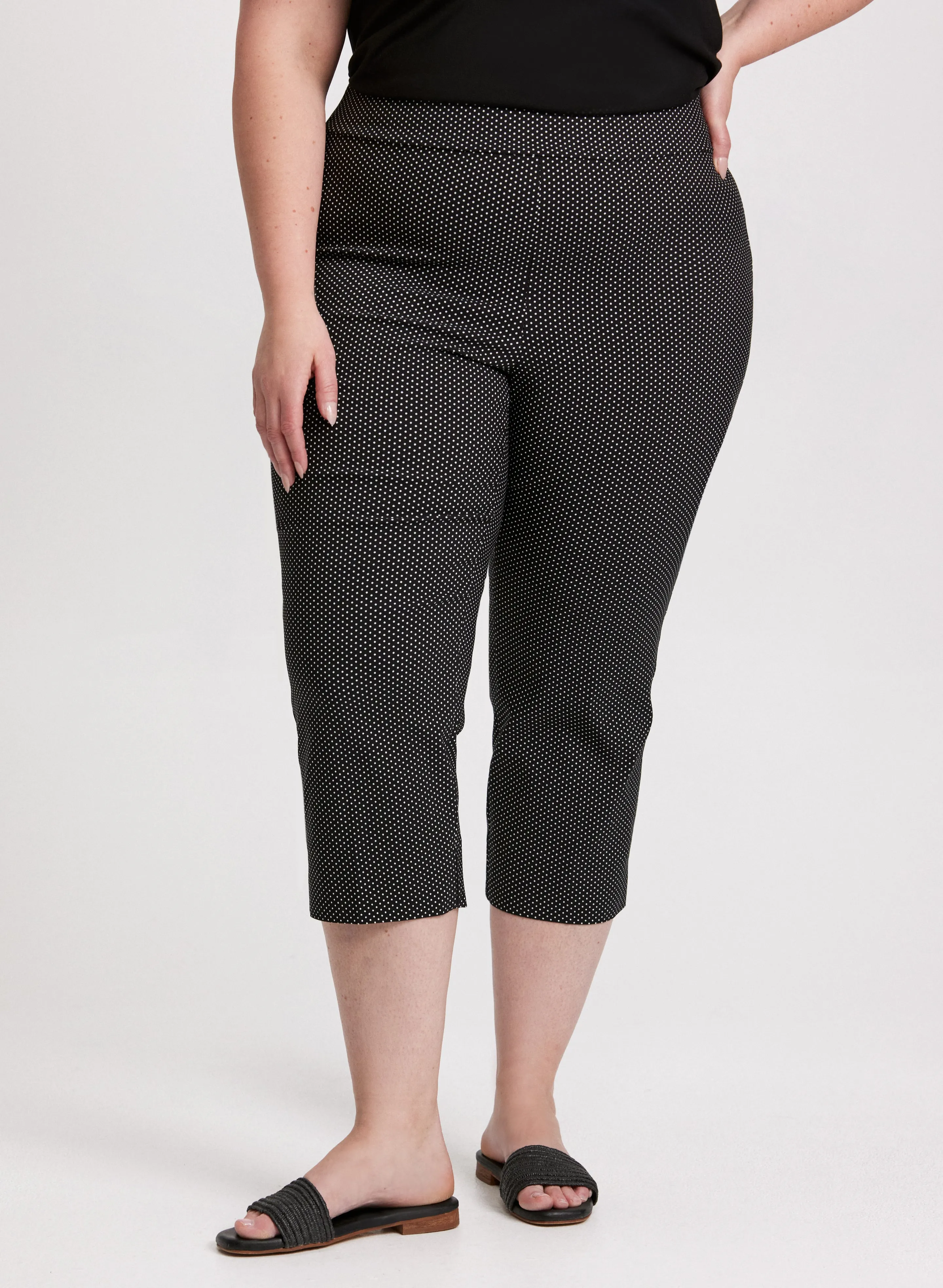 Pull-On Polka Dot Capris sold by Laura