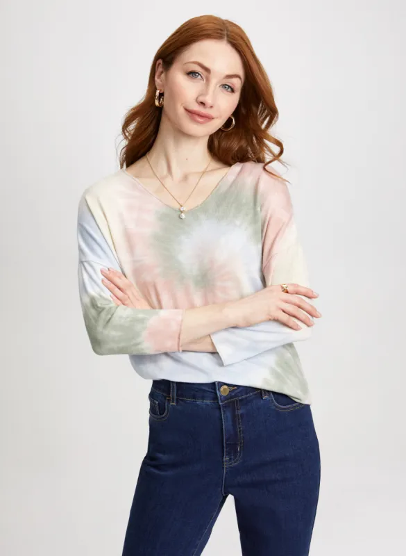 Tie-Dye Print T-Shirt sold by Laura