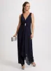 Deep V-Neck Jumpsuit sold by Laura