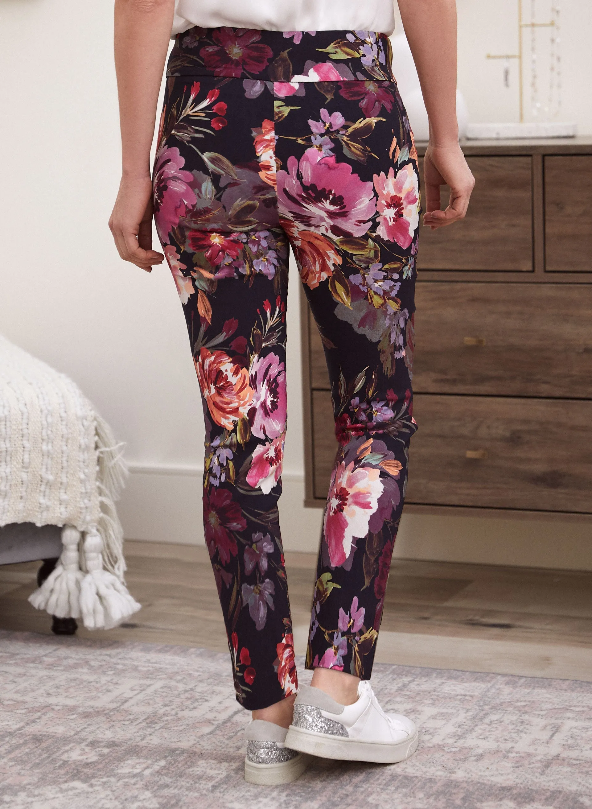 Floral Print Pull-On Pants sold by Laura product image thumbnail 2