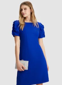 Ruffle Sleeve Shift Dress sold by Laura