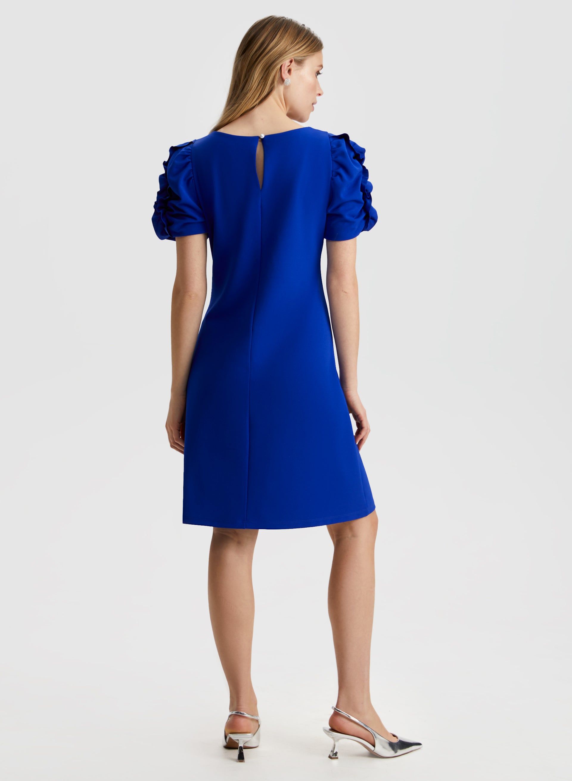 Ruffle Sleeve Shift Dress sold by Laura product image thumbnail 2