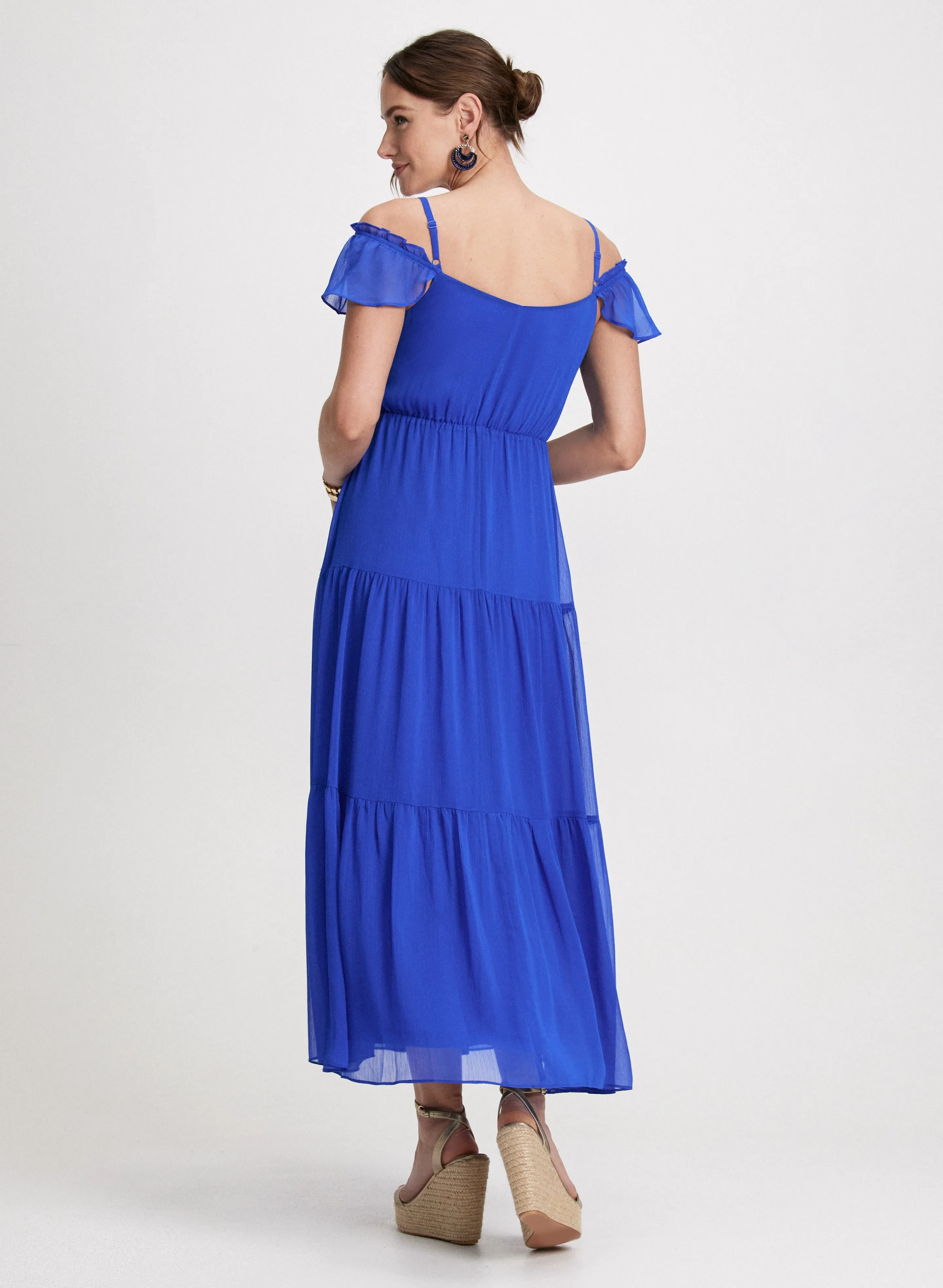 Cold Shoulder Tiered Dress sold by Laura product image thumbnail 3