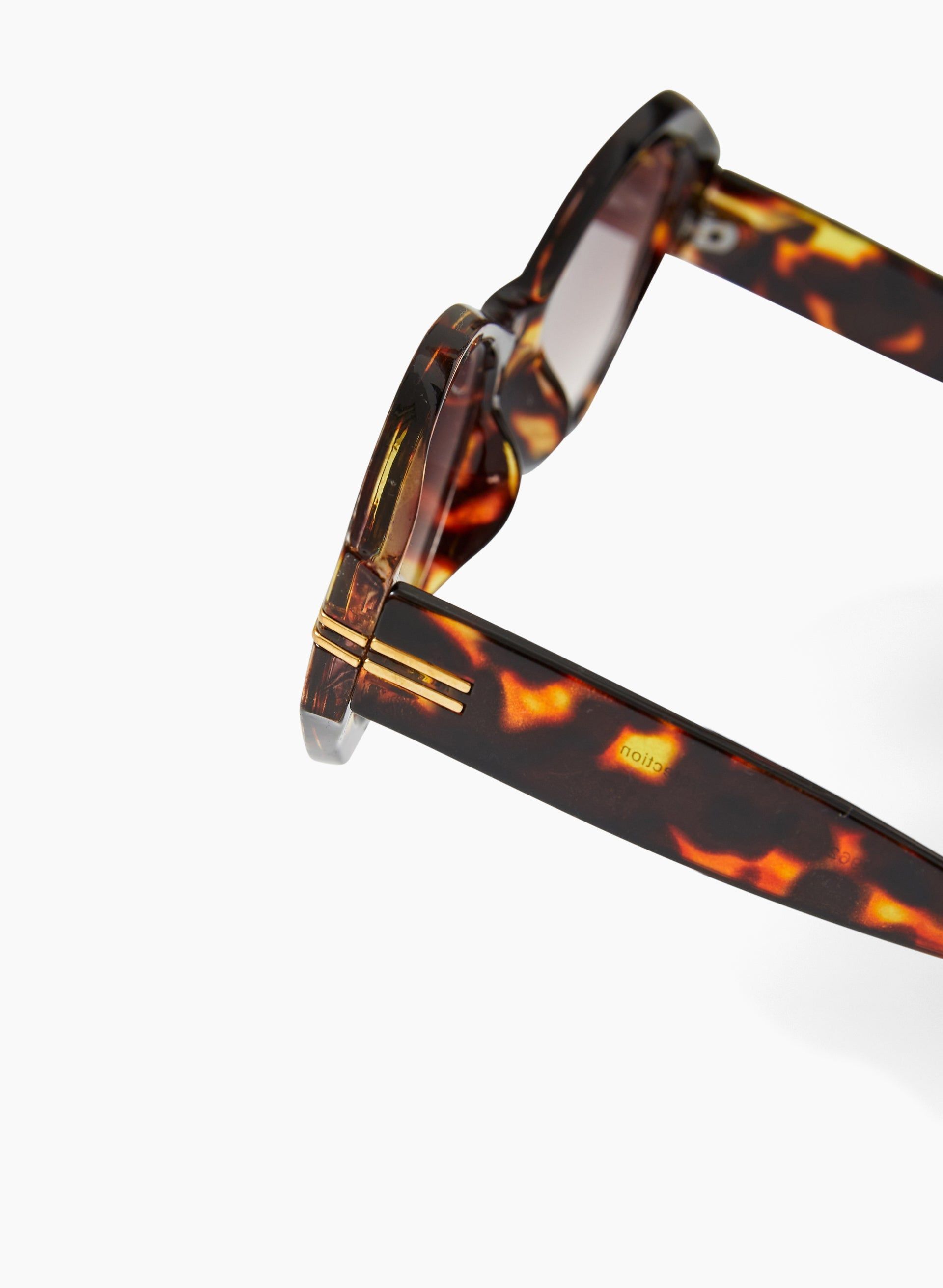 Gold Metallic Stripe Detail Sunglasses sold by Laura product image thumbnail 2