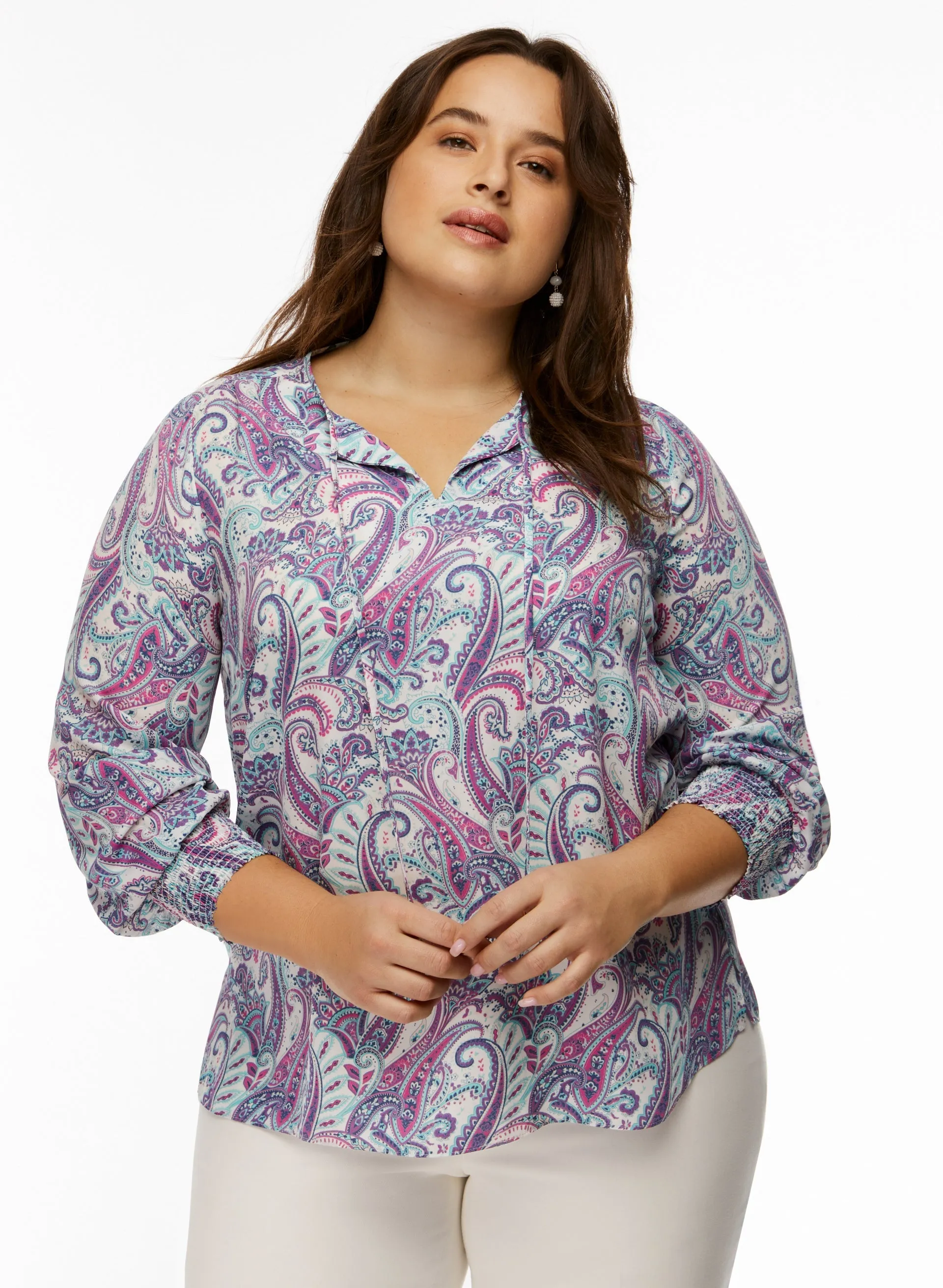 Paisley Print Blouse sold by Laura product image thumbnail 5