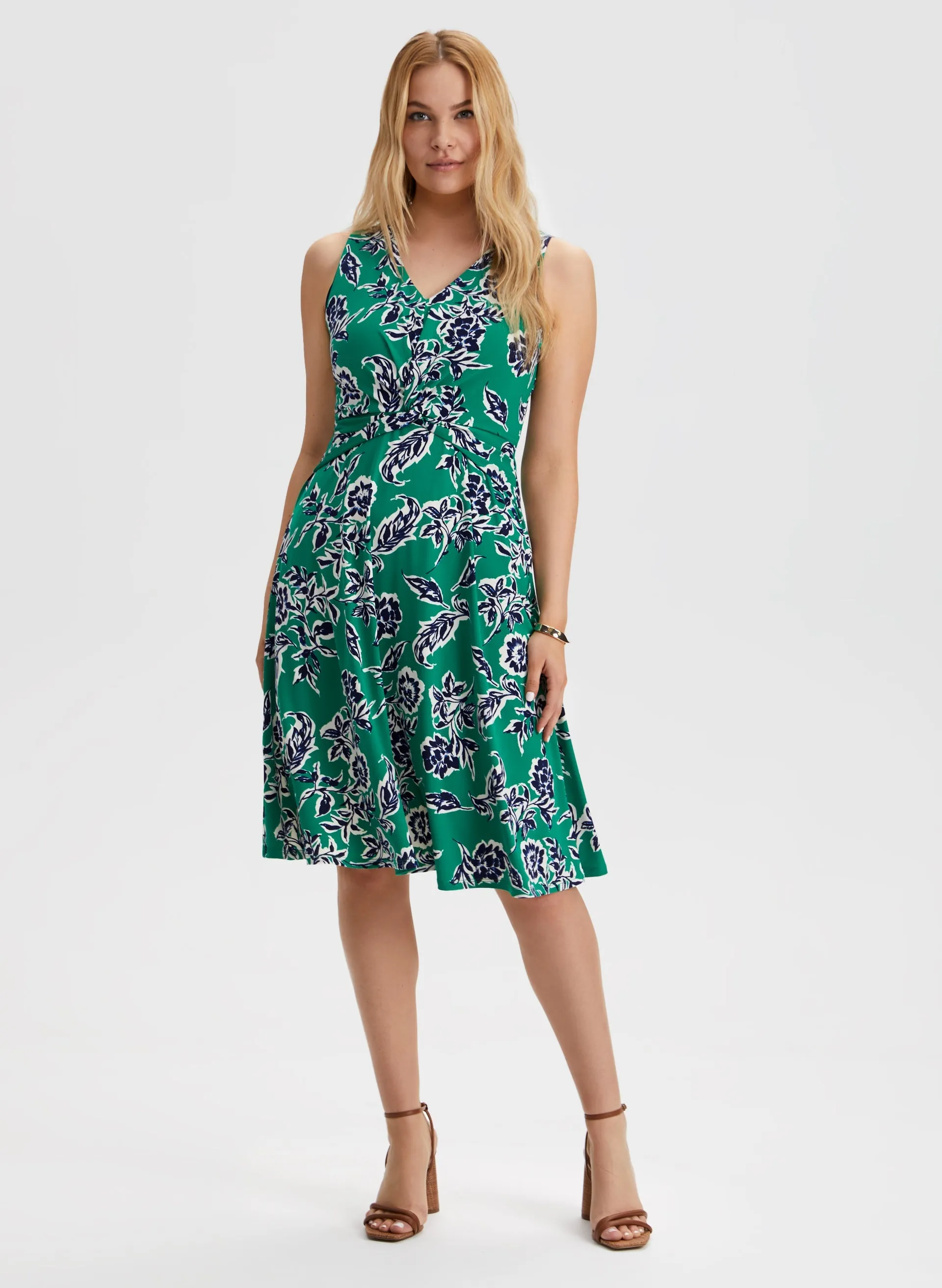 Leaf Print Dress sold by Laura