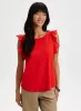 Eyelet Cap Sleeve Tee sold by Laura