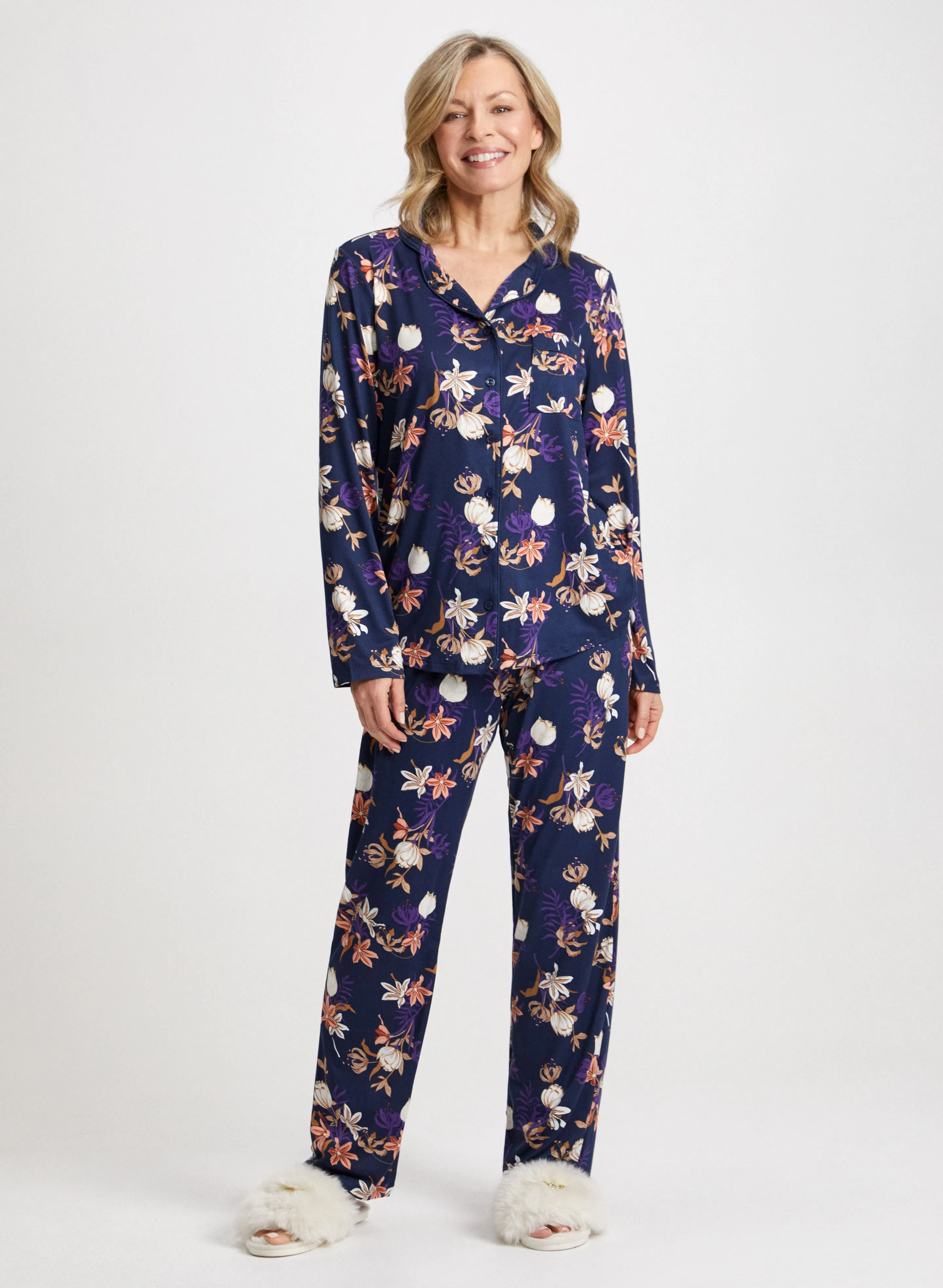 Floral Print Pyjama Set sold by Laura