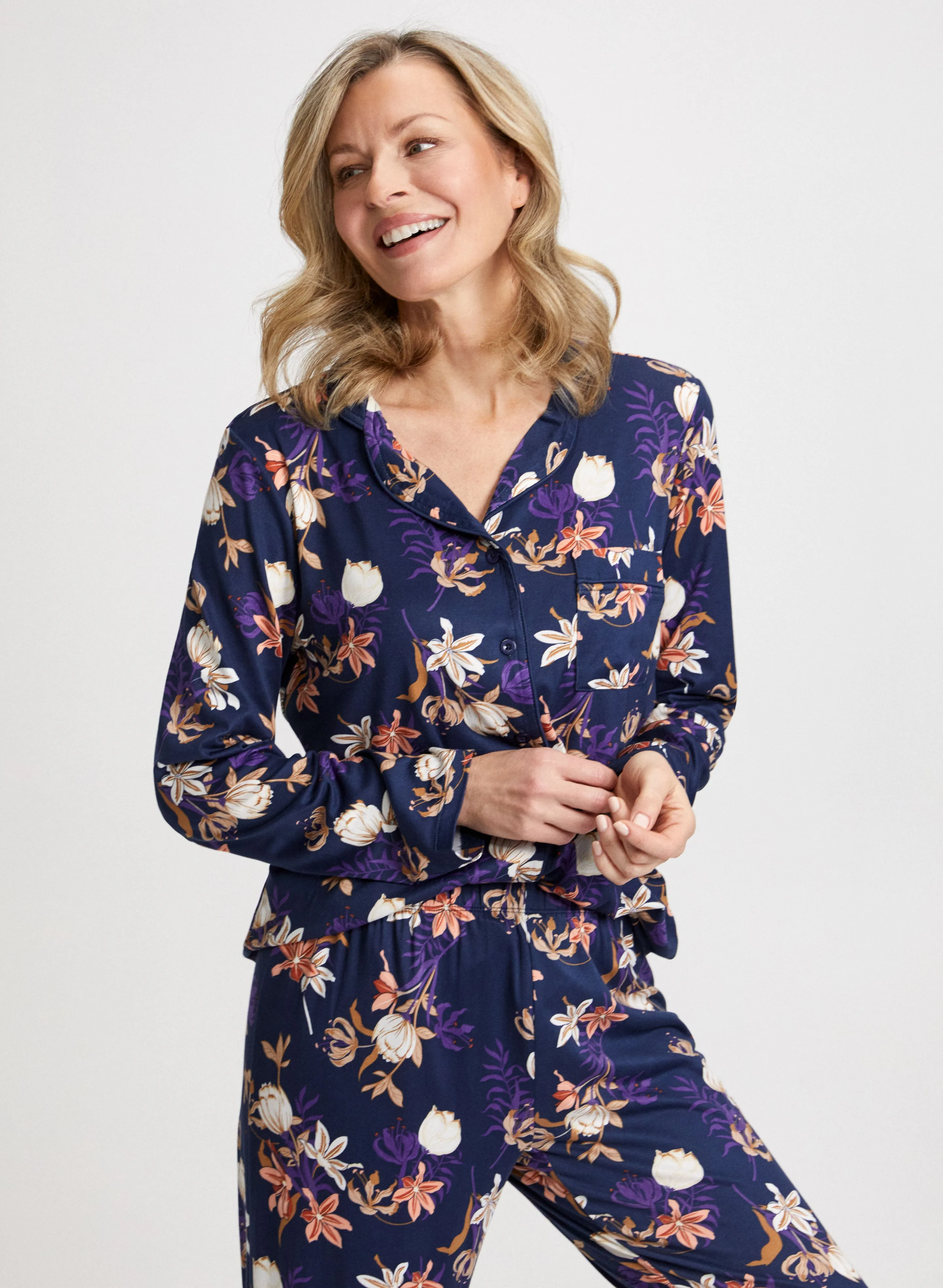 Floral Print Pyjama Set sold by Laura product image thumbnail 3