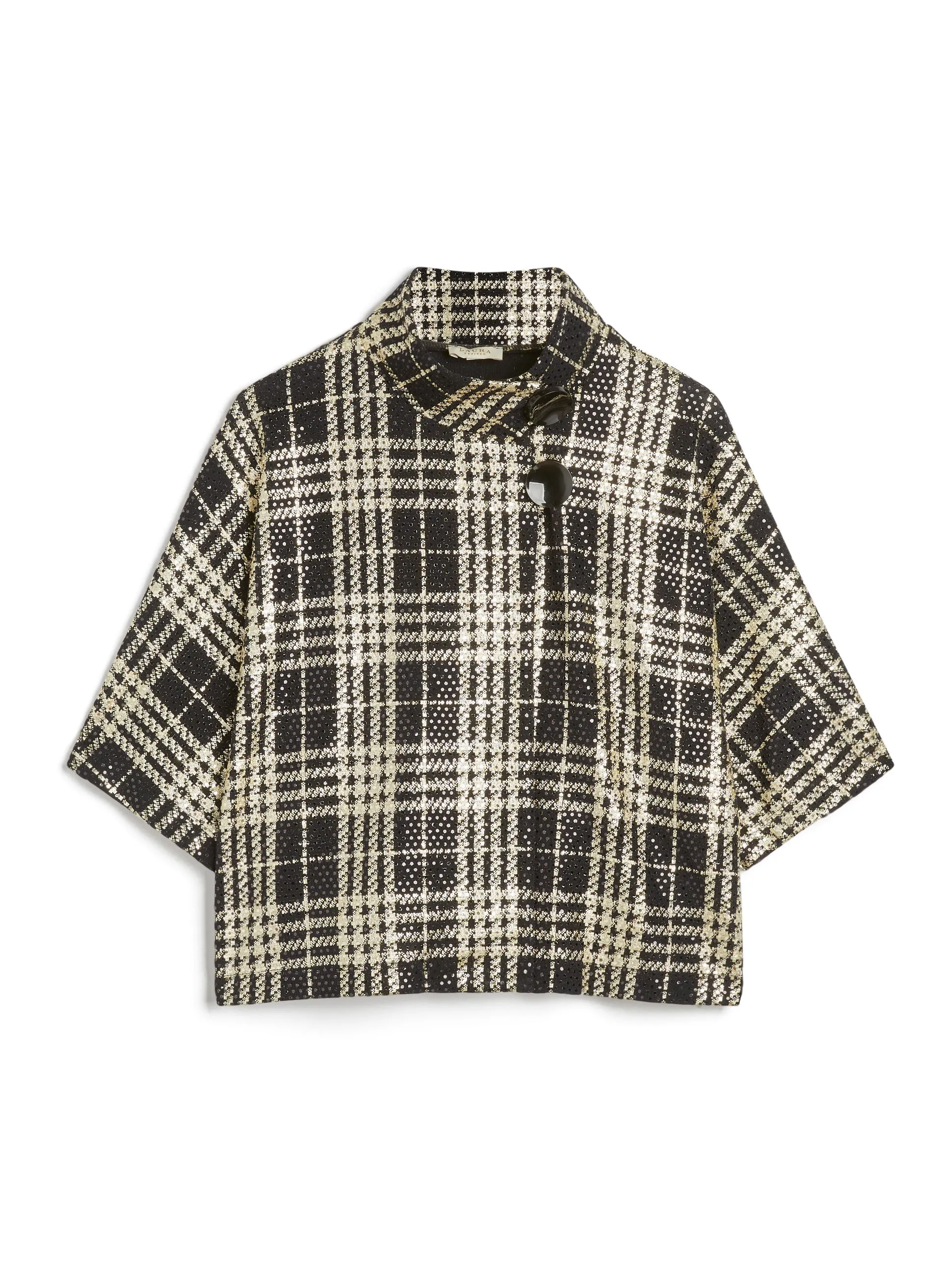 Plaid Print Sequin Detail Top sold by Laura product image thumbnail 5