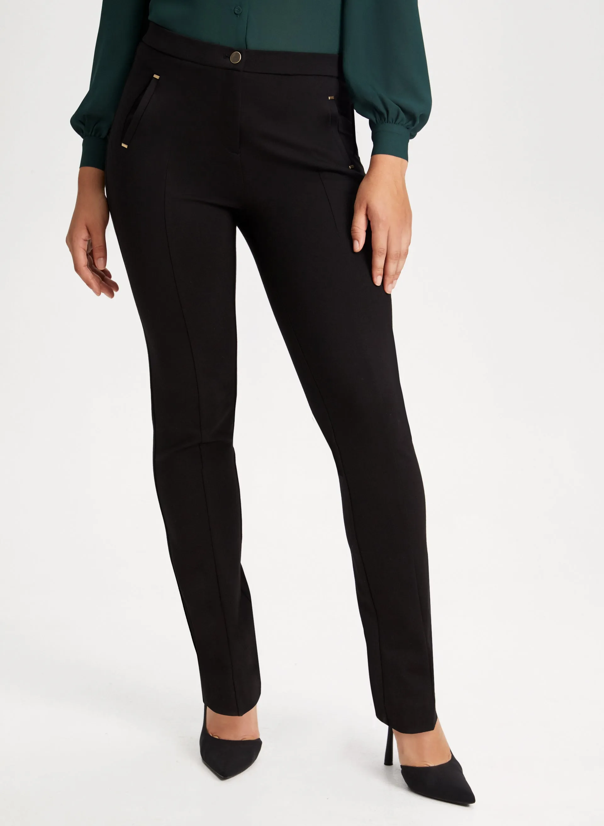Signature Fit Straight Leg Pants sold by Laura