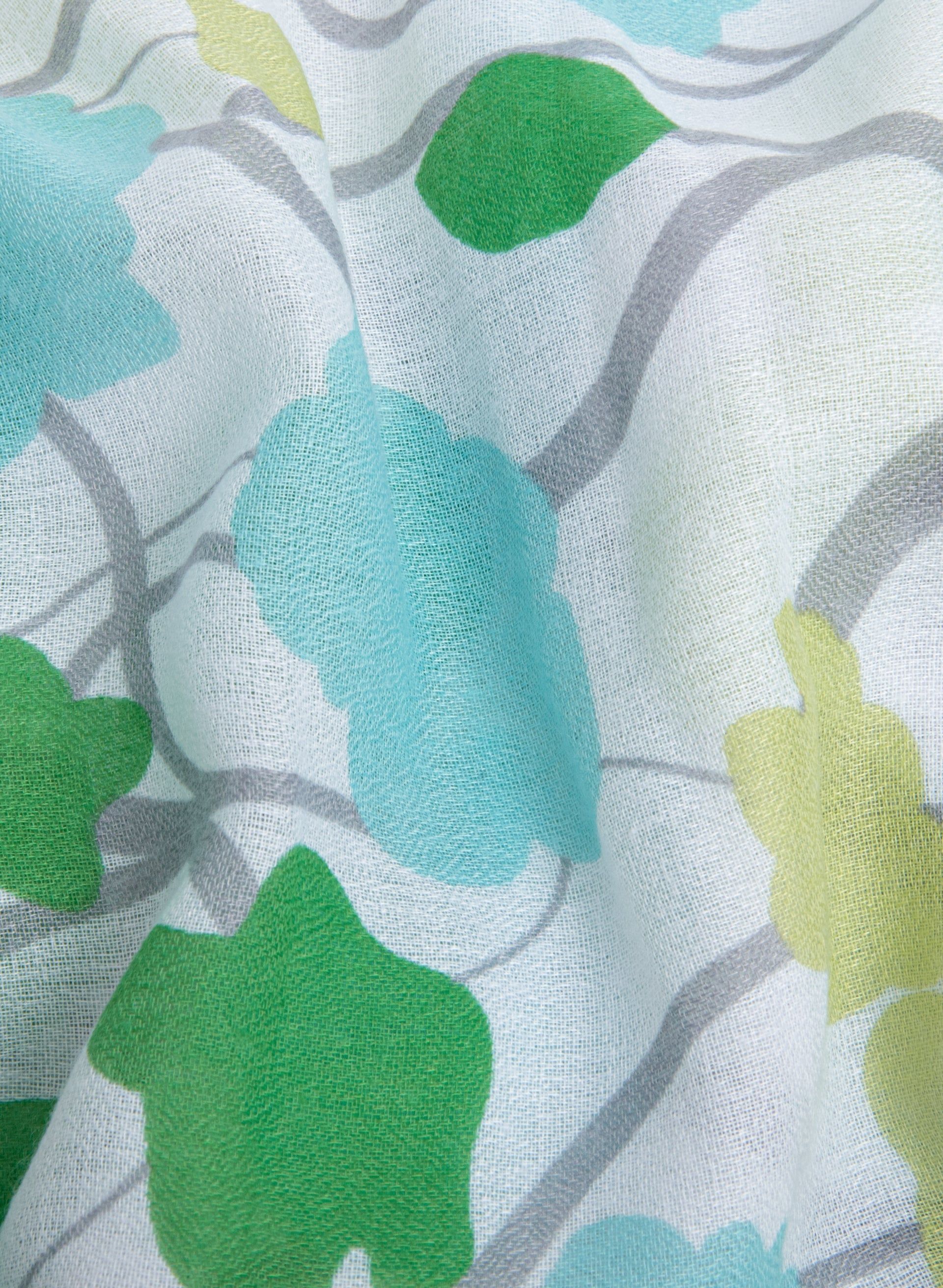 Abstract Flower Motif Scarf sold by Laura product image thumbnail 2