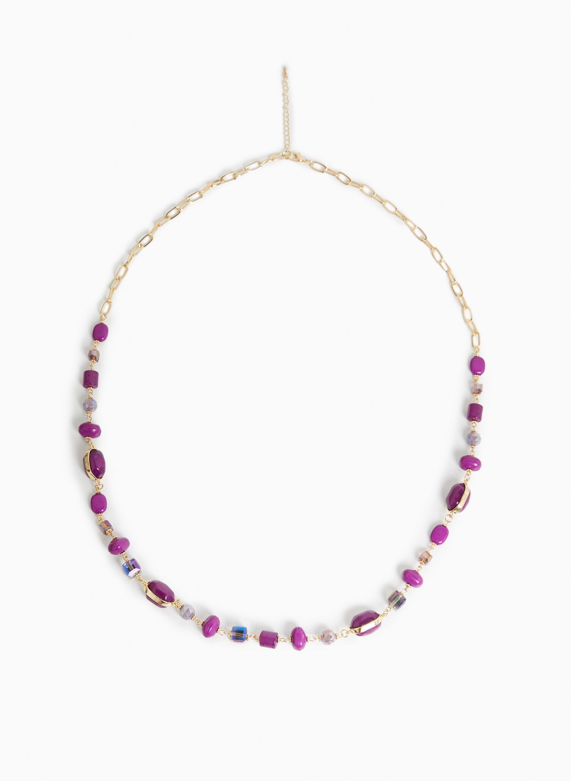 Long Mixed Bead Necklace sold by Laura