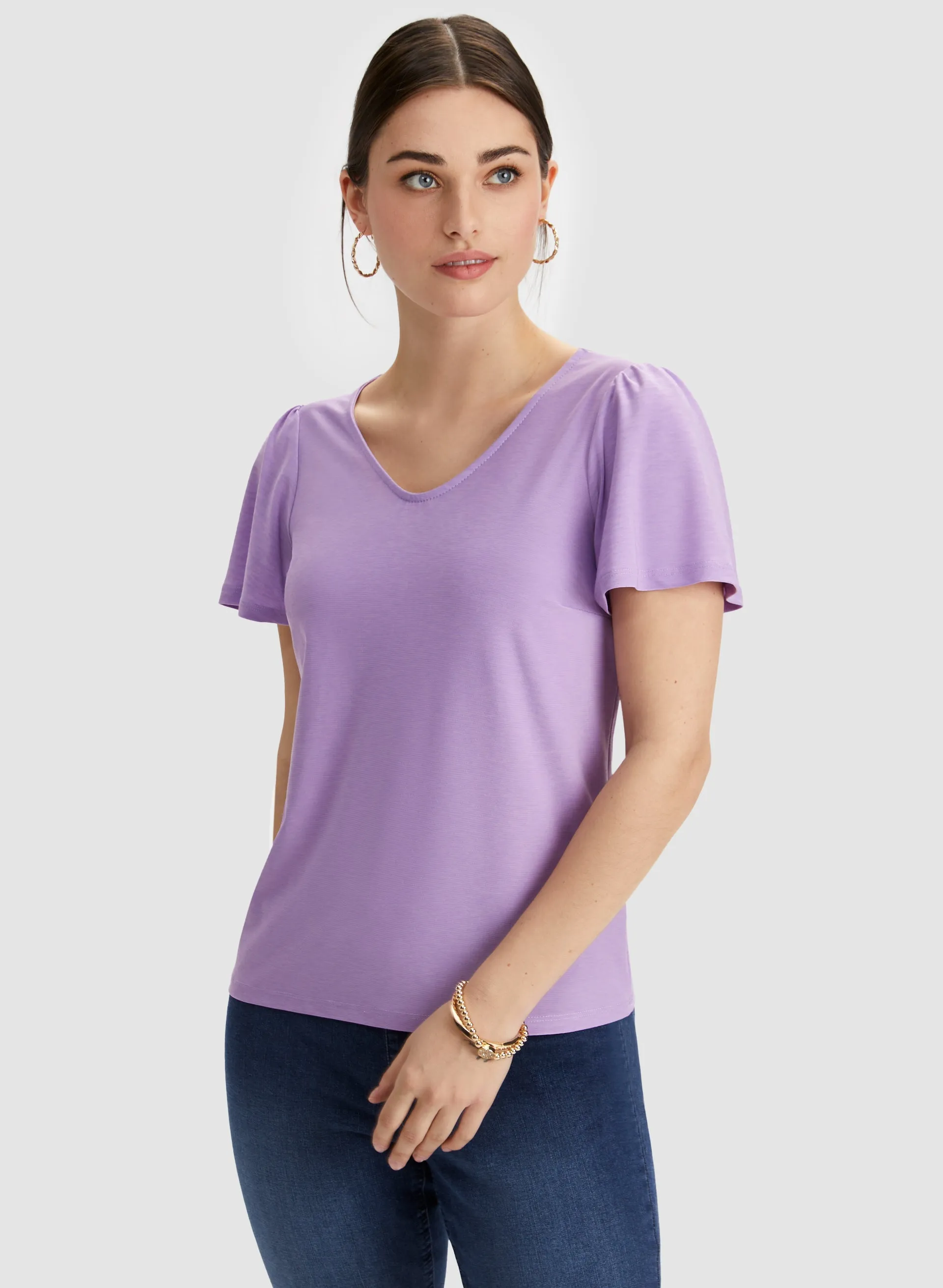 Flutter Sleeve Top sold by Laura product image thumbnail 5