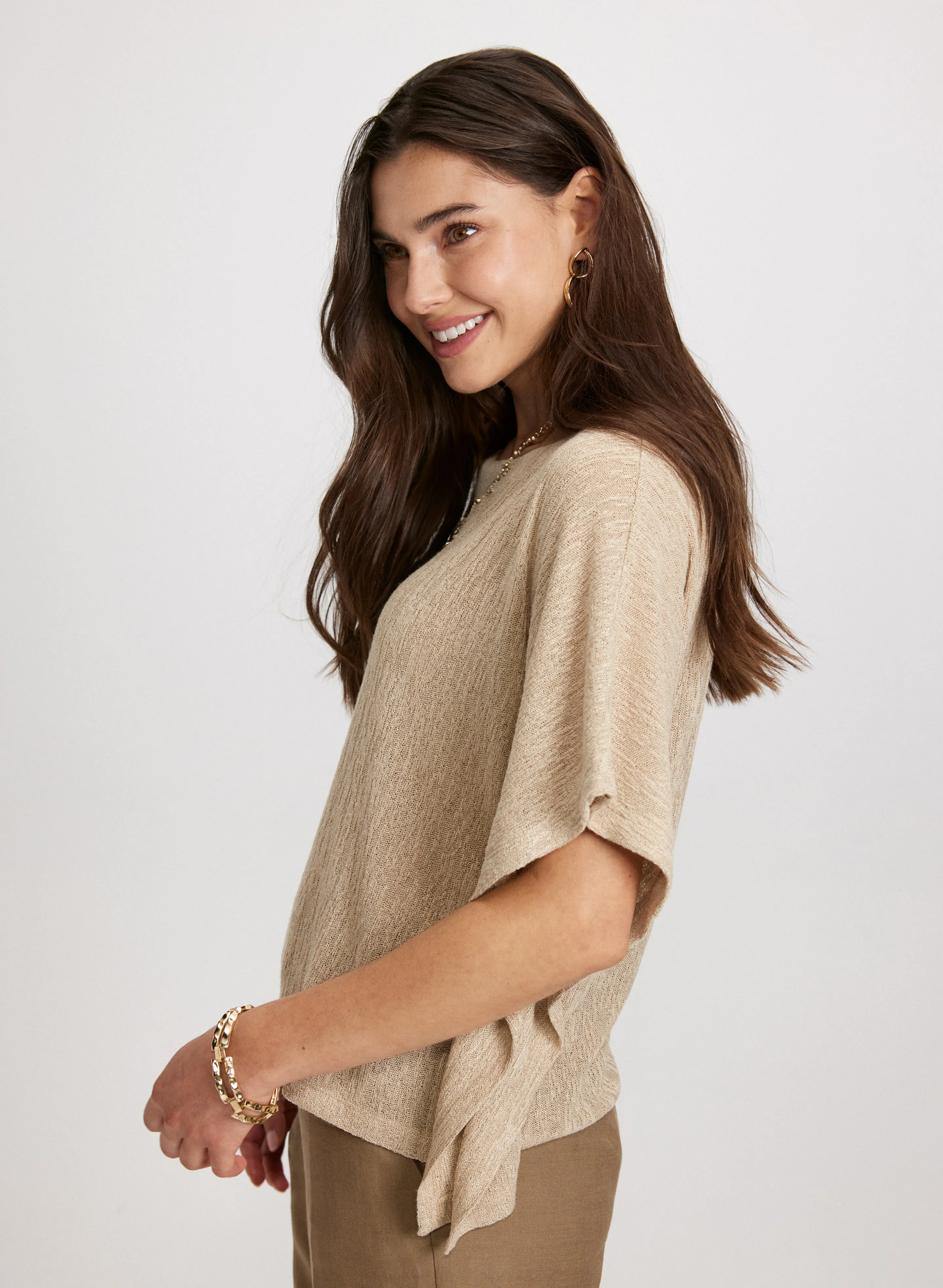 Flared Sleeve Knit Top sold by Laura product image thumbnail 5