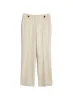 Button Tab Straight Leg Pants sold by Laura