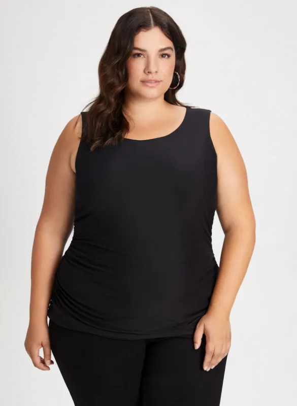 Sleeveless Scoop Neck Top sold by Laura