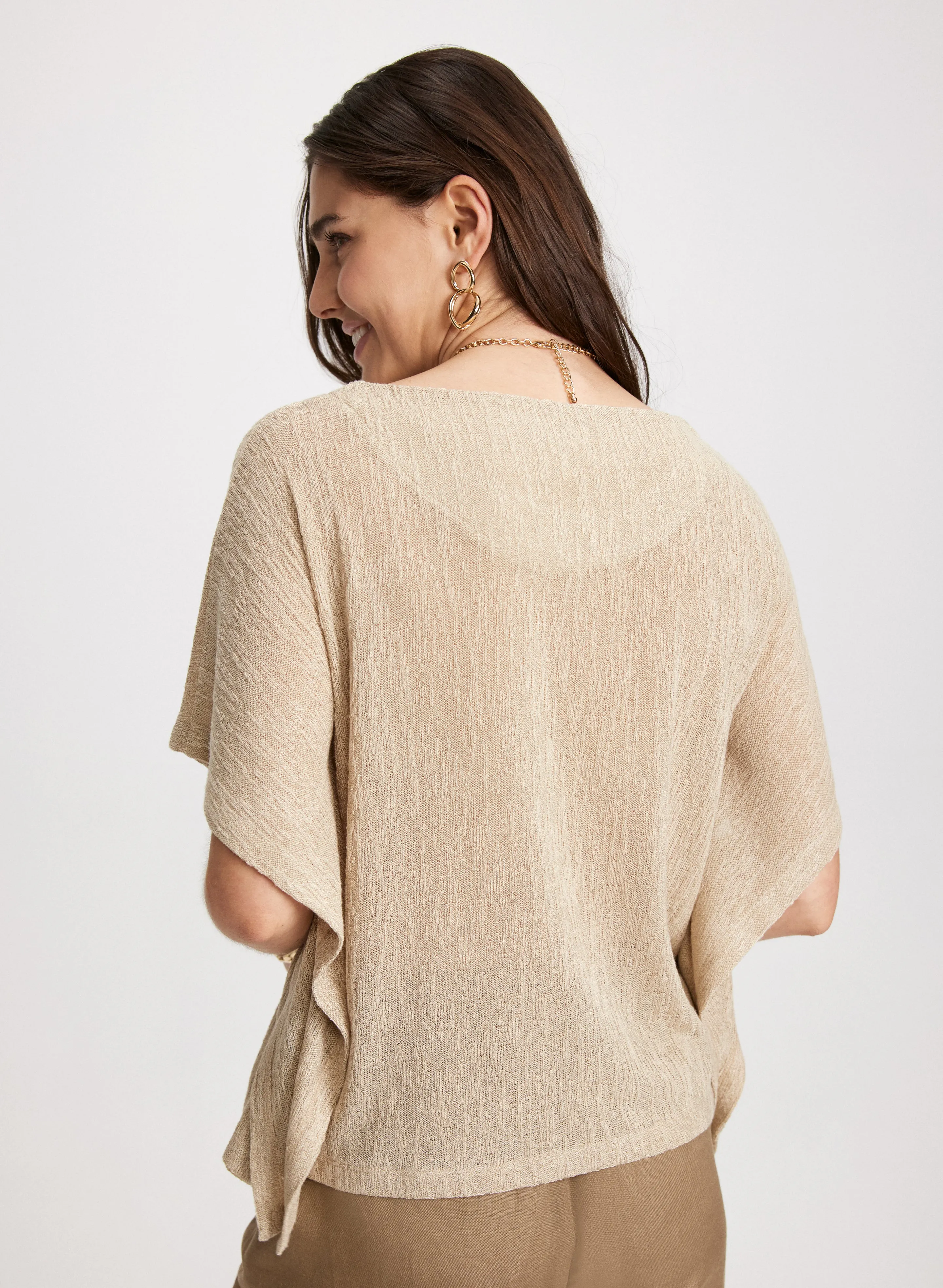 Flared Sleeve Knit Top sold by Laura product image thumbnail 4