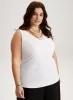 Sleeveless V-Neck Top sold by Laura